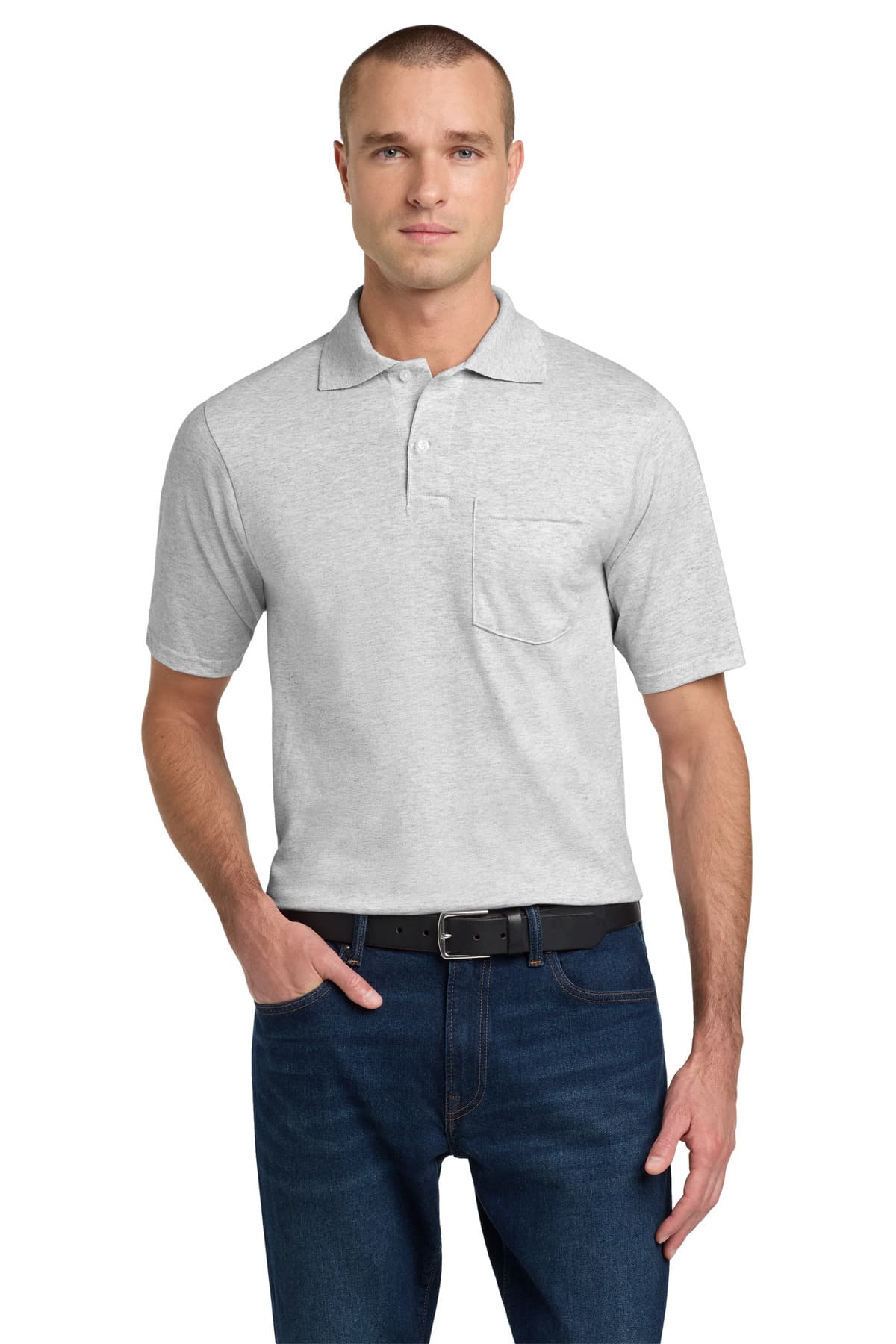 Jerzees ® Dri-Power ® Pocket Sport Shirt — Ash