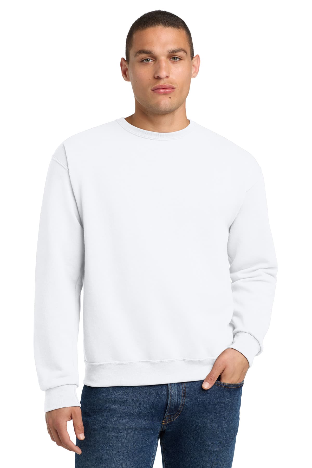 Jerzees ® - NuBlend ® Crewneck Sweatshirt — White