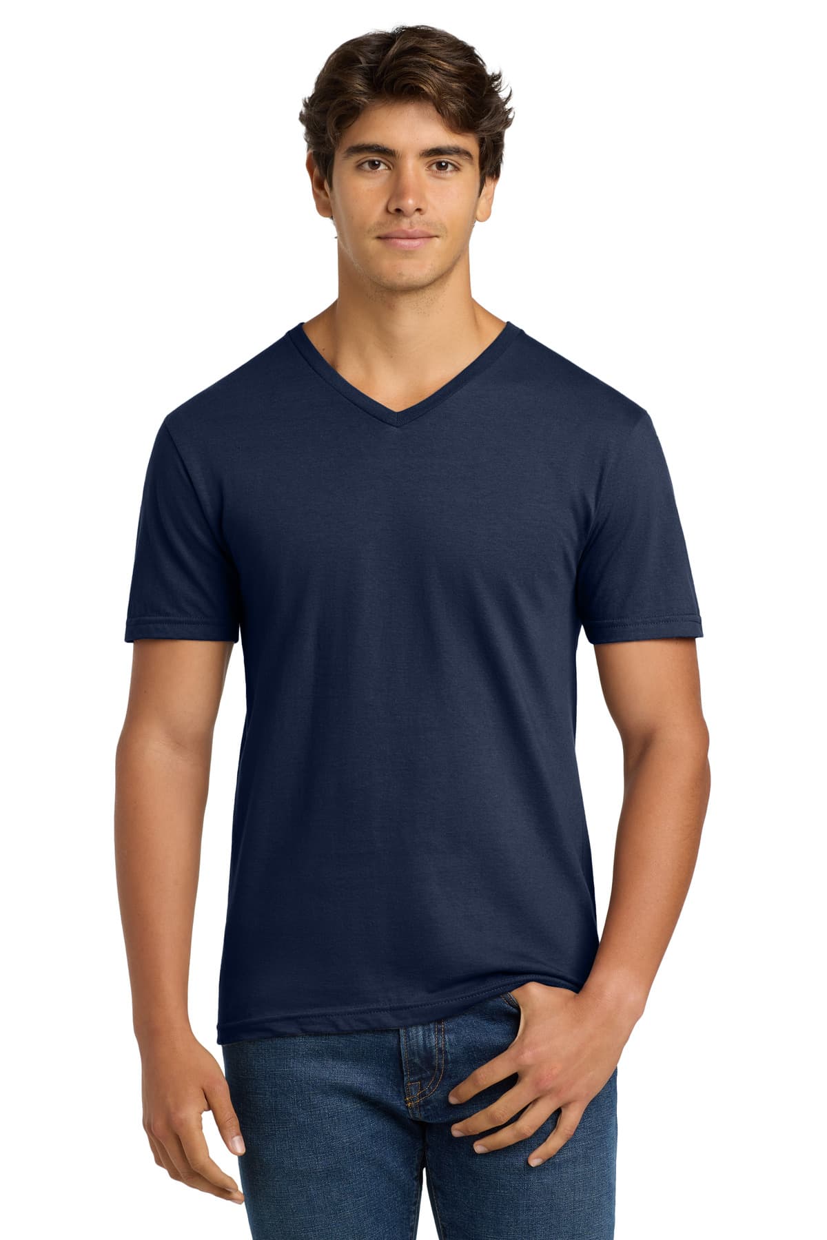 Gildan Softstyle ® V-Neck T-Shirt — Navy