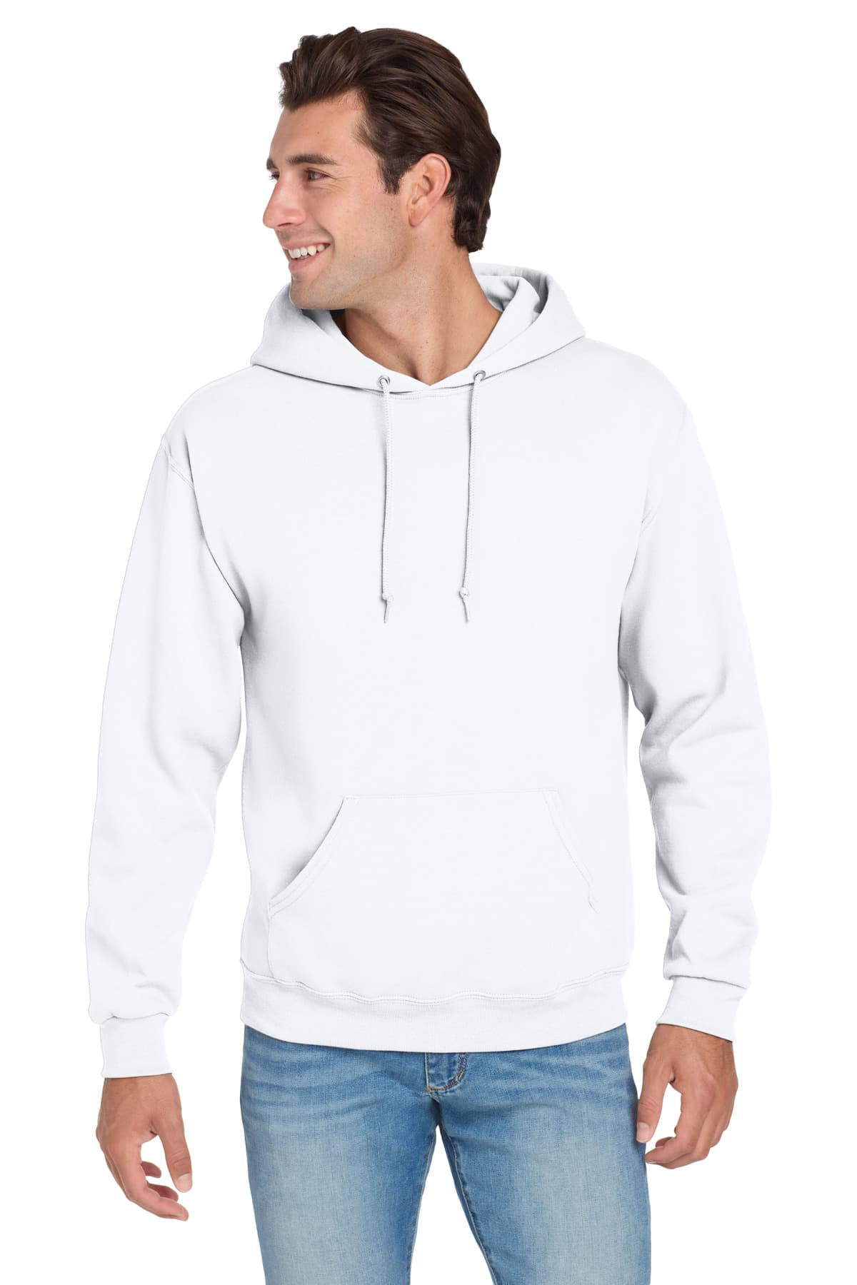 Jerzees ® NuBlend ® Pullover Hooded Sweatshirt — White