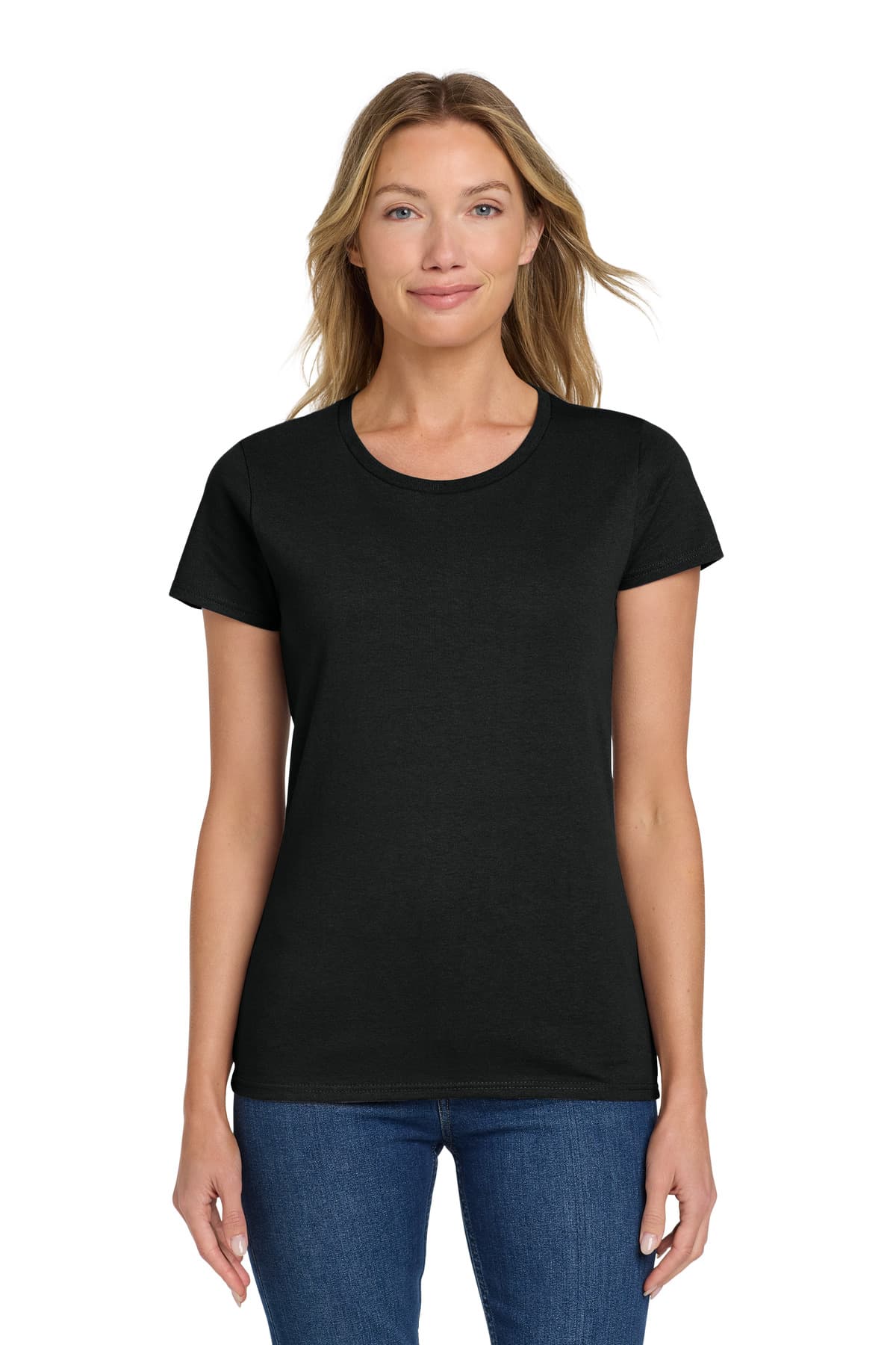 Gildan ® Women's Heavy Cotton 100% Cotton T-Shirt — Black