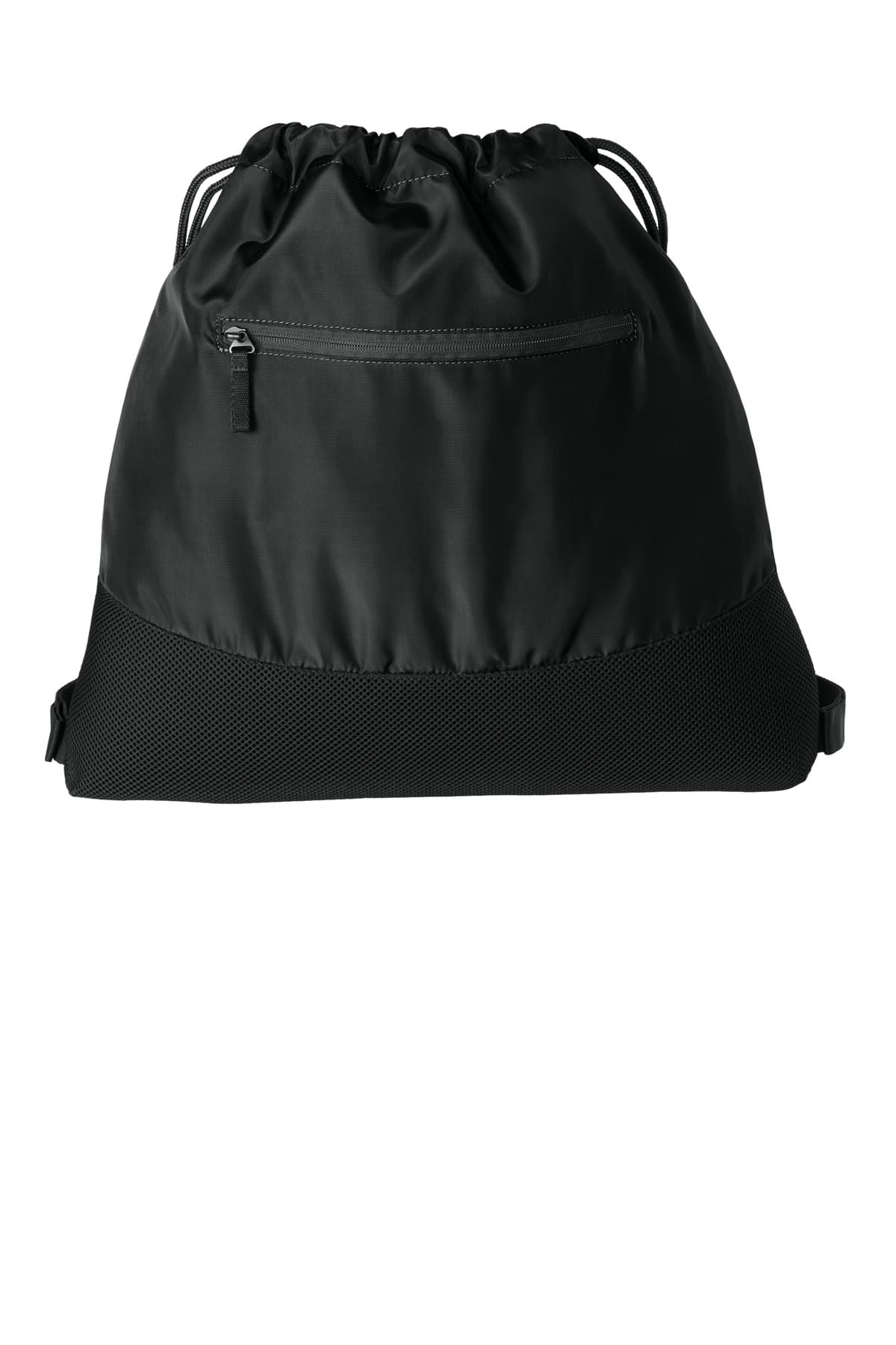 Port Authority ® Agility Mesh Pocket Cinch — Deep Black