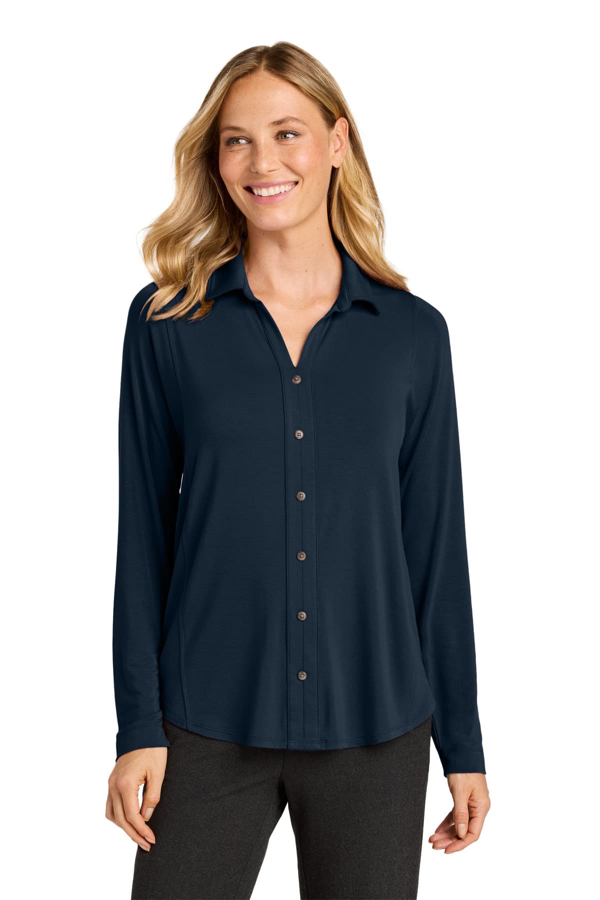 Port Authority ® Women's Luxe Knit Button Tunic