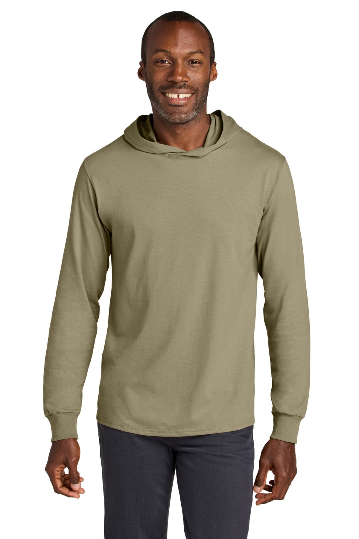 Jerzees Classics  Unisex Cotton Long Sleeve Hooded T-Shirt