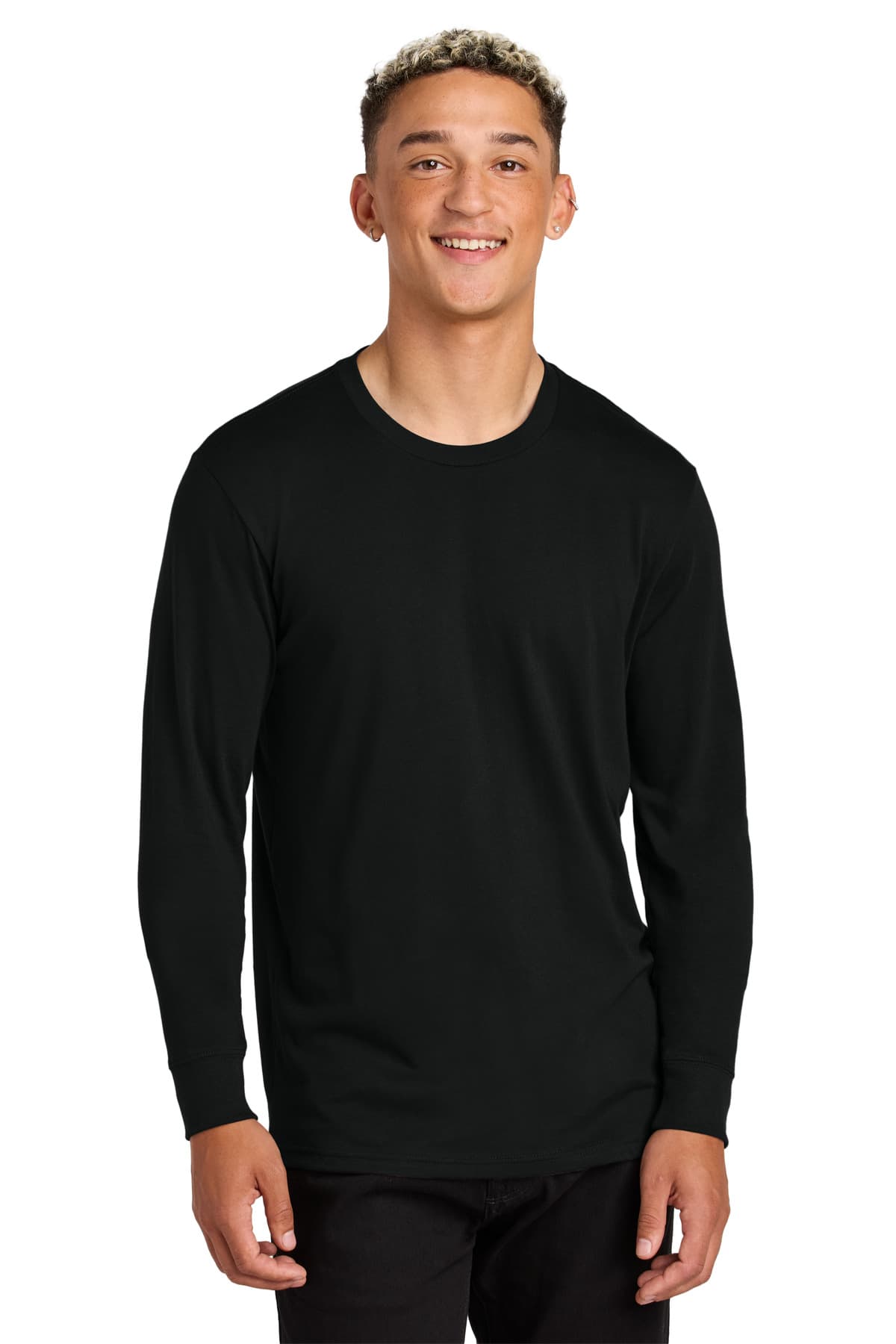 Allmade ® Unisex Long Sleeve Organic Cotton Tee — Deep Black