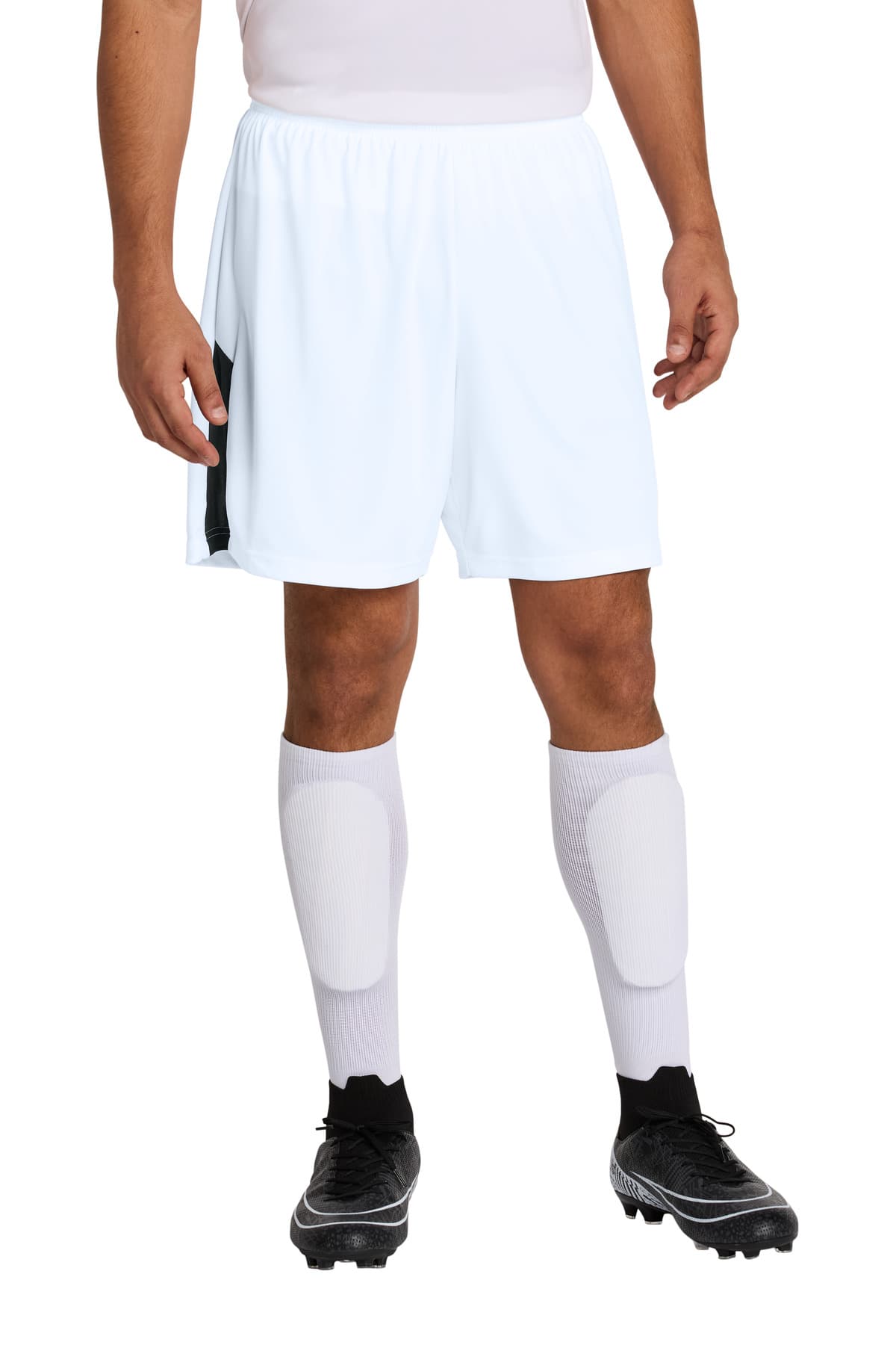 Sport-Tek ® Competitor  United 7' Short — White/ Black