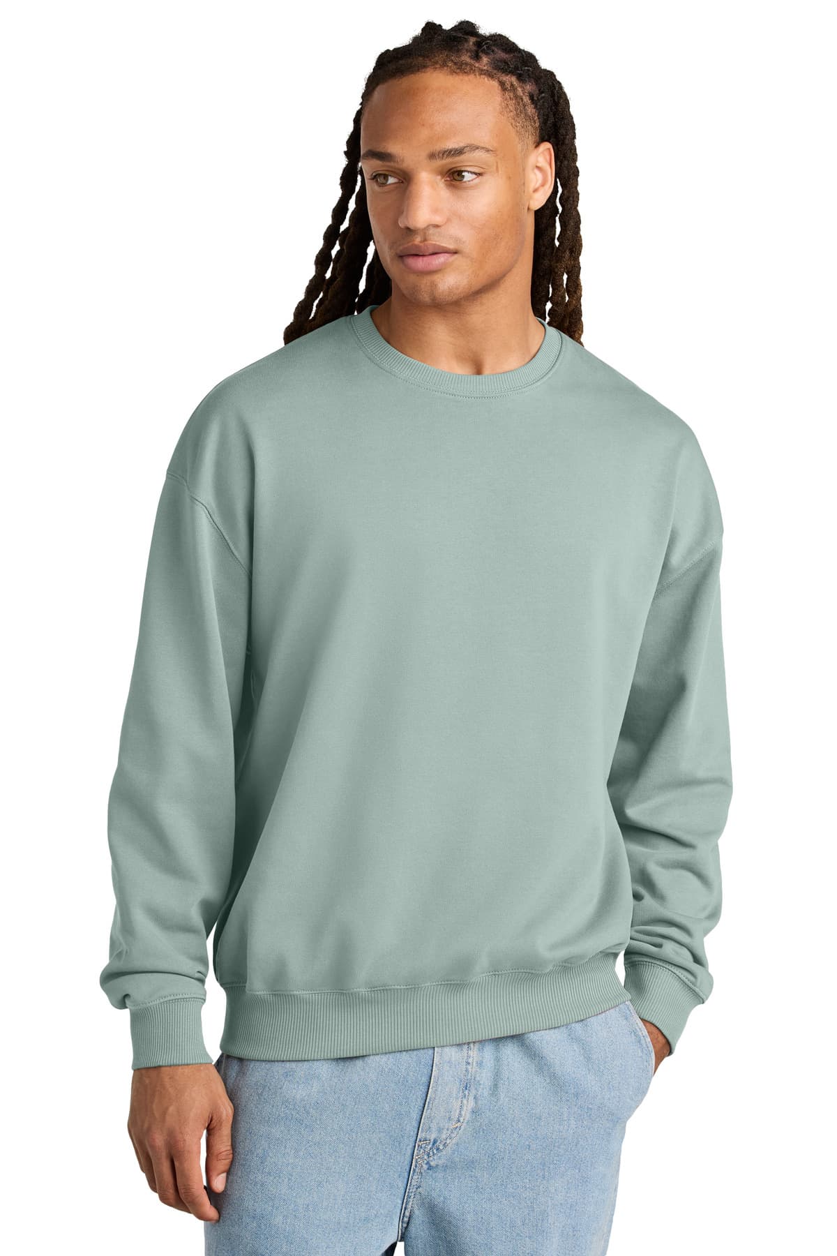 Stanley/Stella ® Unisex Ledger Dry Crewneck Sweatshirt — Aloe