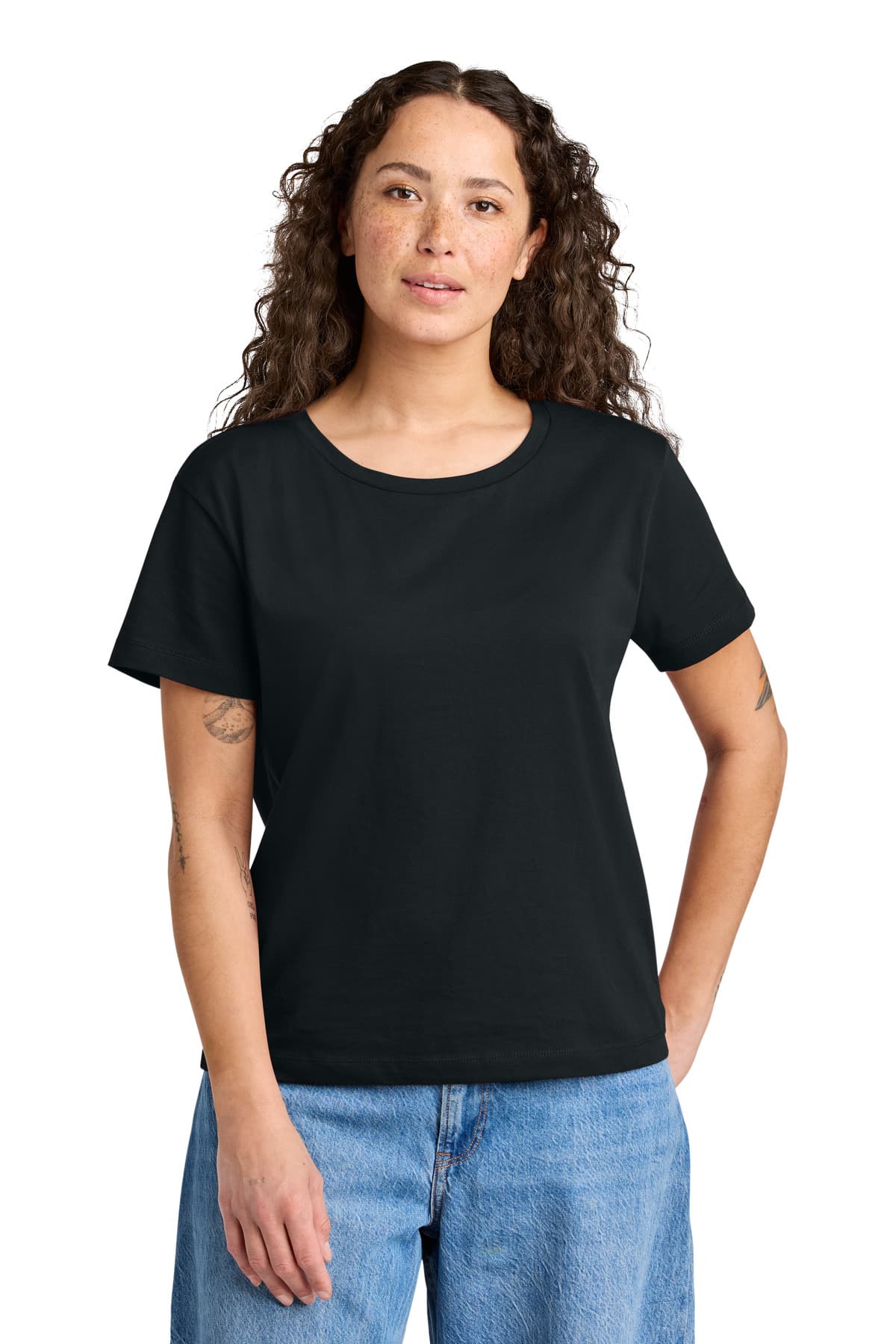 Stanley/Stella ® Women's Stella Serena Scoop Neck Tee — Black