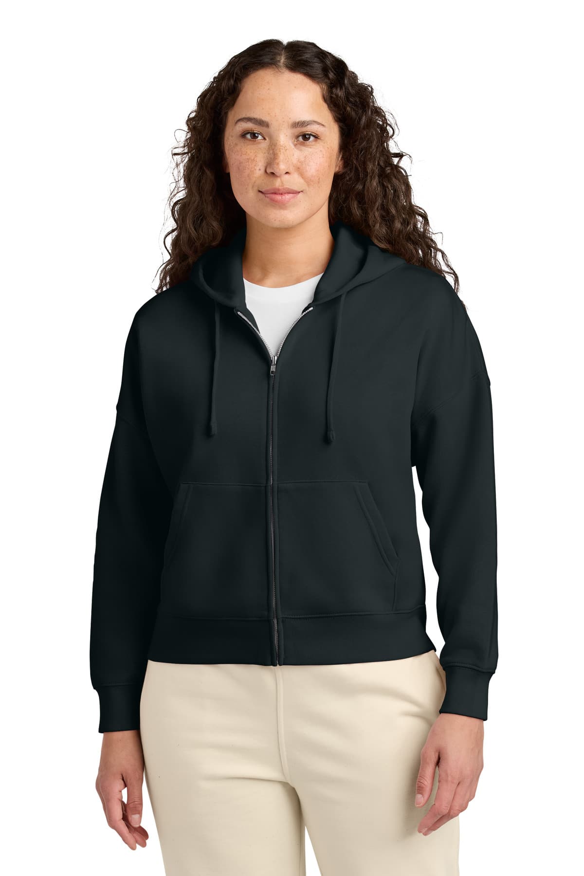 Stanley/Stella ® Women's Stella Ida Full-Zip Hooded Sweatshirt — Black