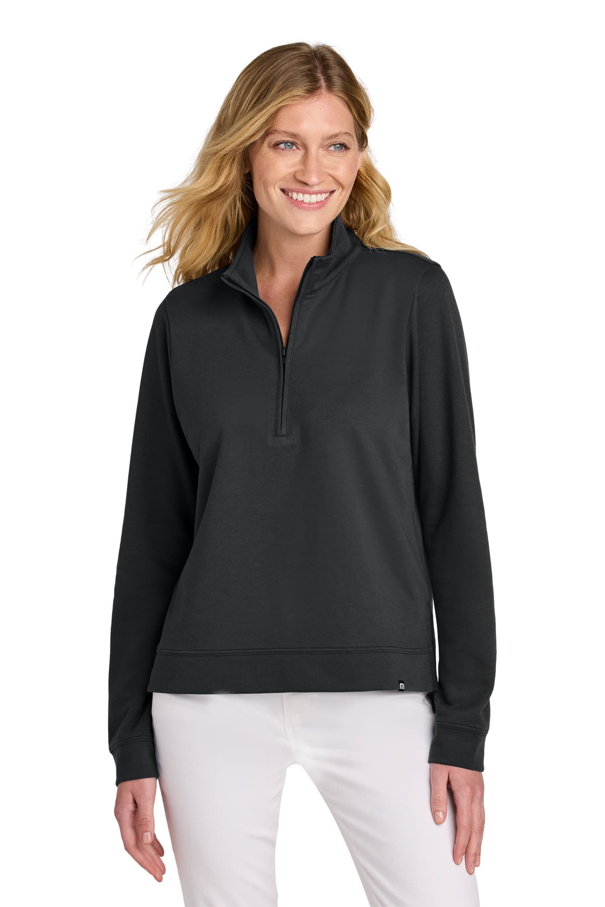 TravisMathew Women's Coveside 1/2-Zip — Black