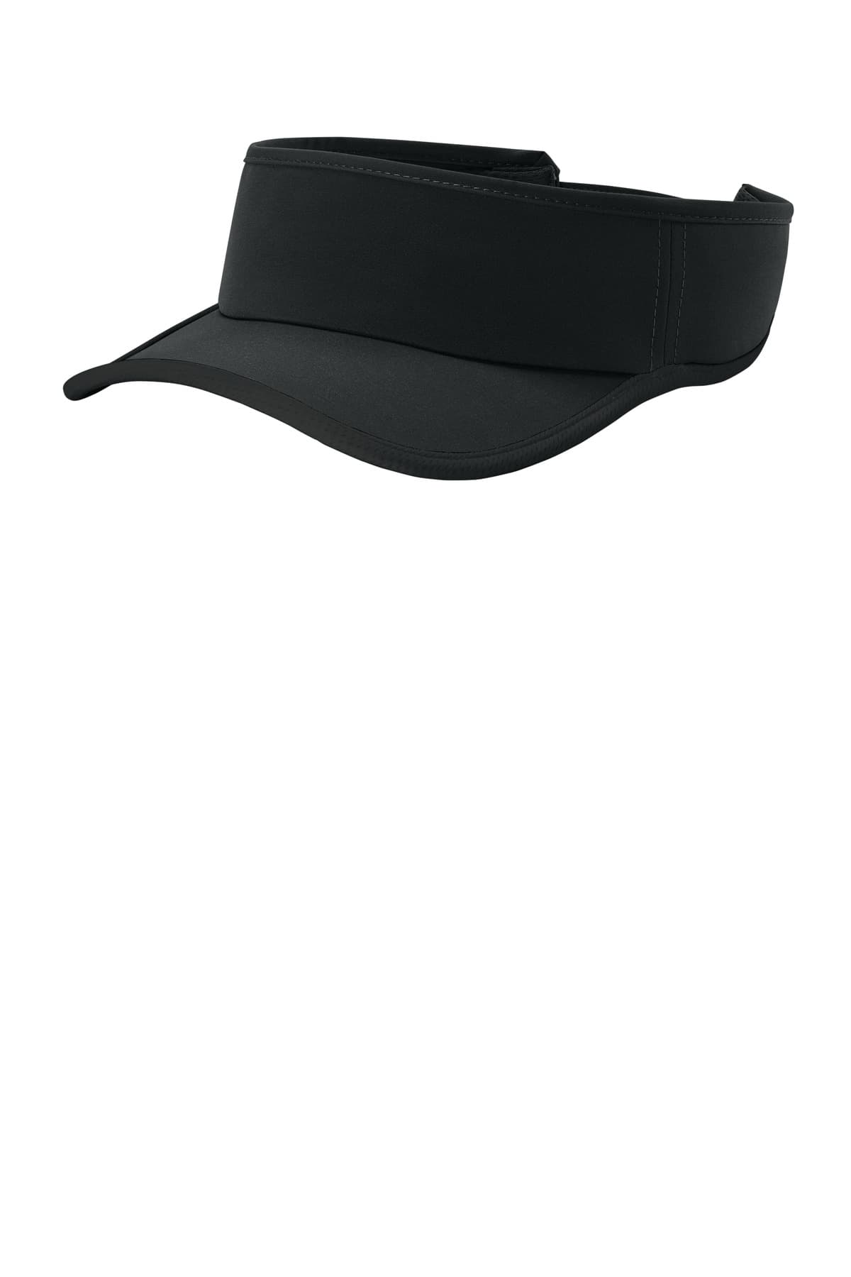Sport-Tek ® Repeat Visor — Black/ Black