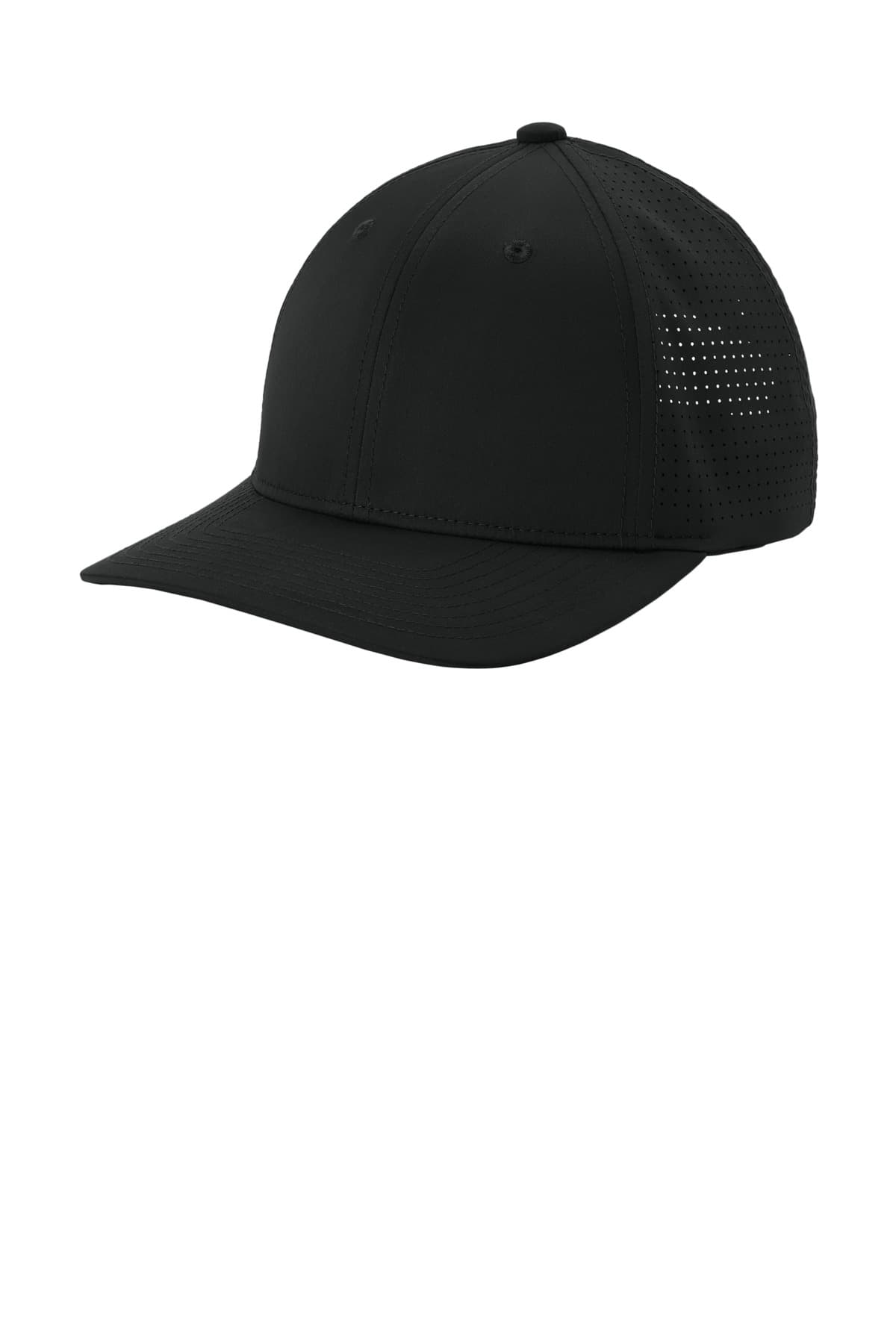 Sport-Tek ® Pro-Cut Adjustable Cap — Black