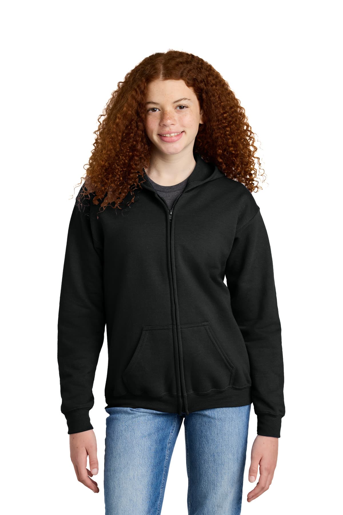Gildan ® Youth Heavy Blend  Full-Zip Hooded Sweatshirt