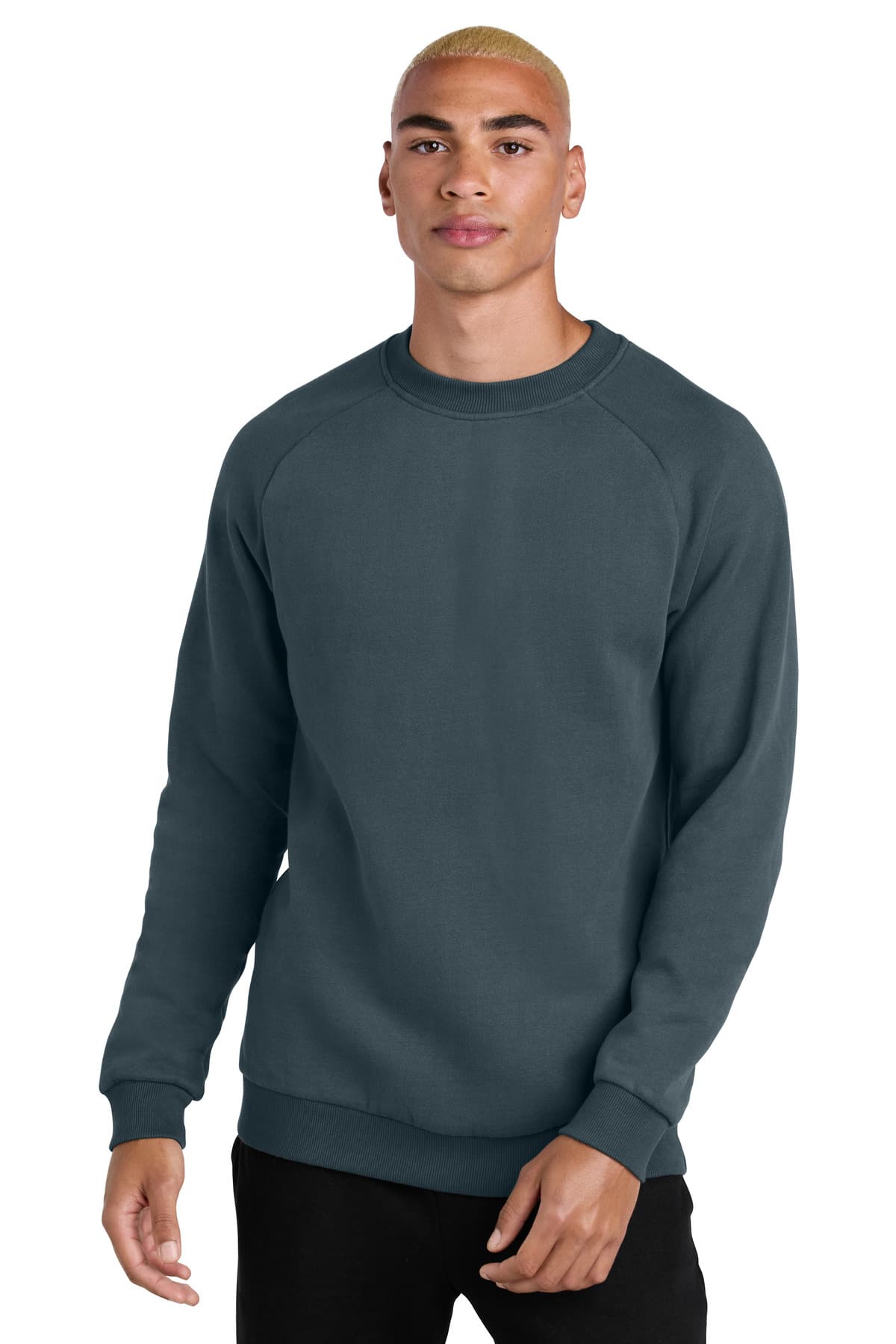 District ® Cloud Fleece Crew — Deep Steel Blue