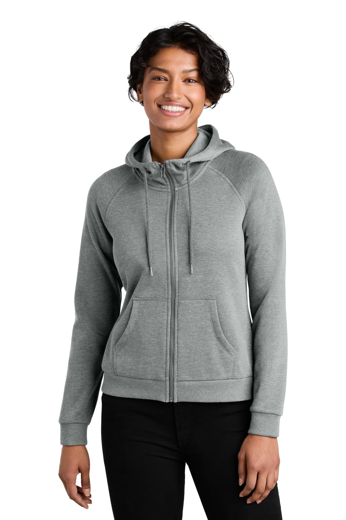 Allmade ® Women's Organic CVC Fleece Full-Zip Hoodie