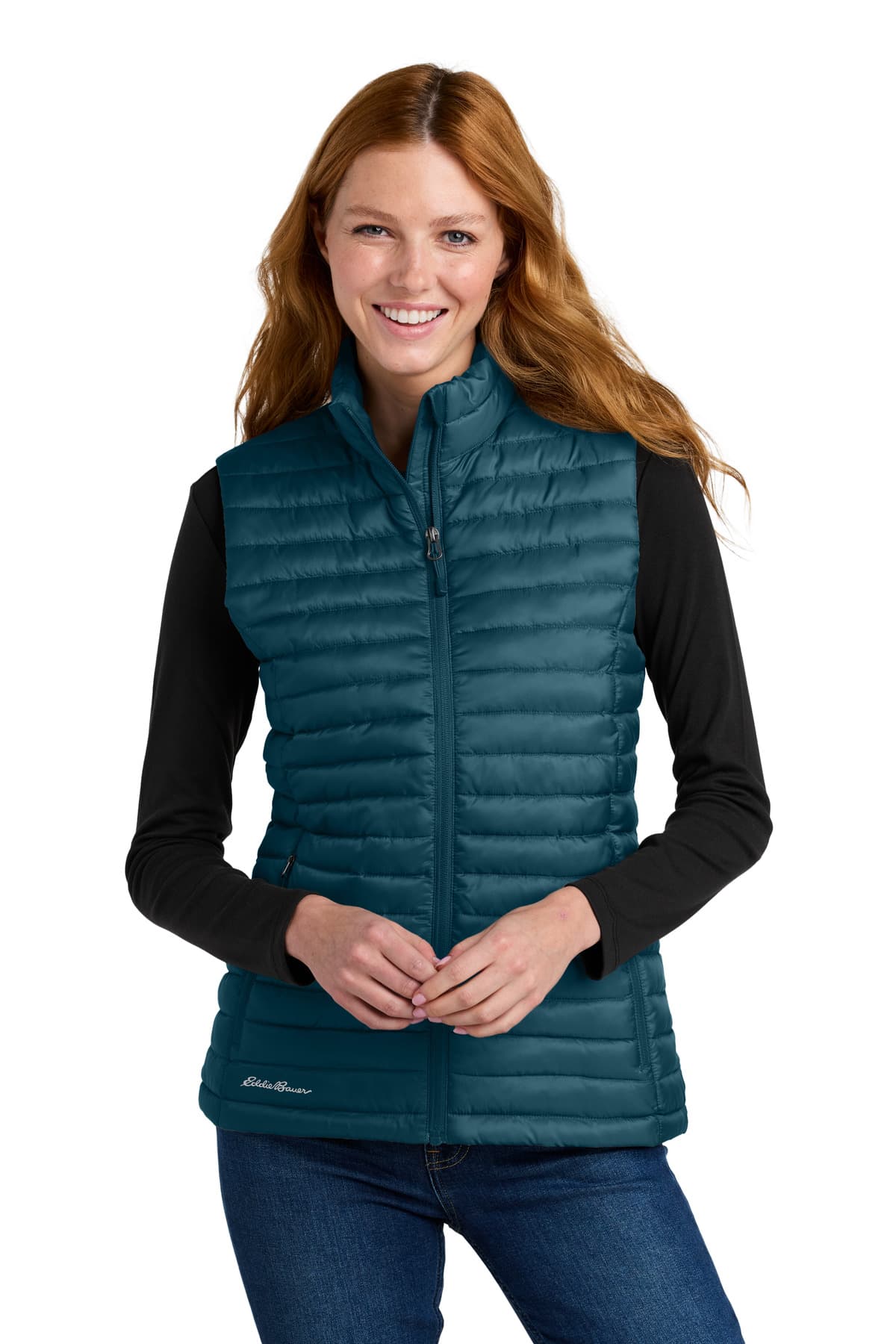 Eddie Bauer ® Women's Packable Quilted Vest — Adriatic Blue