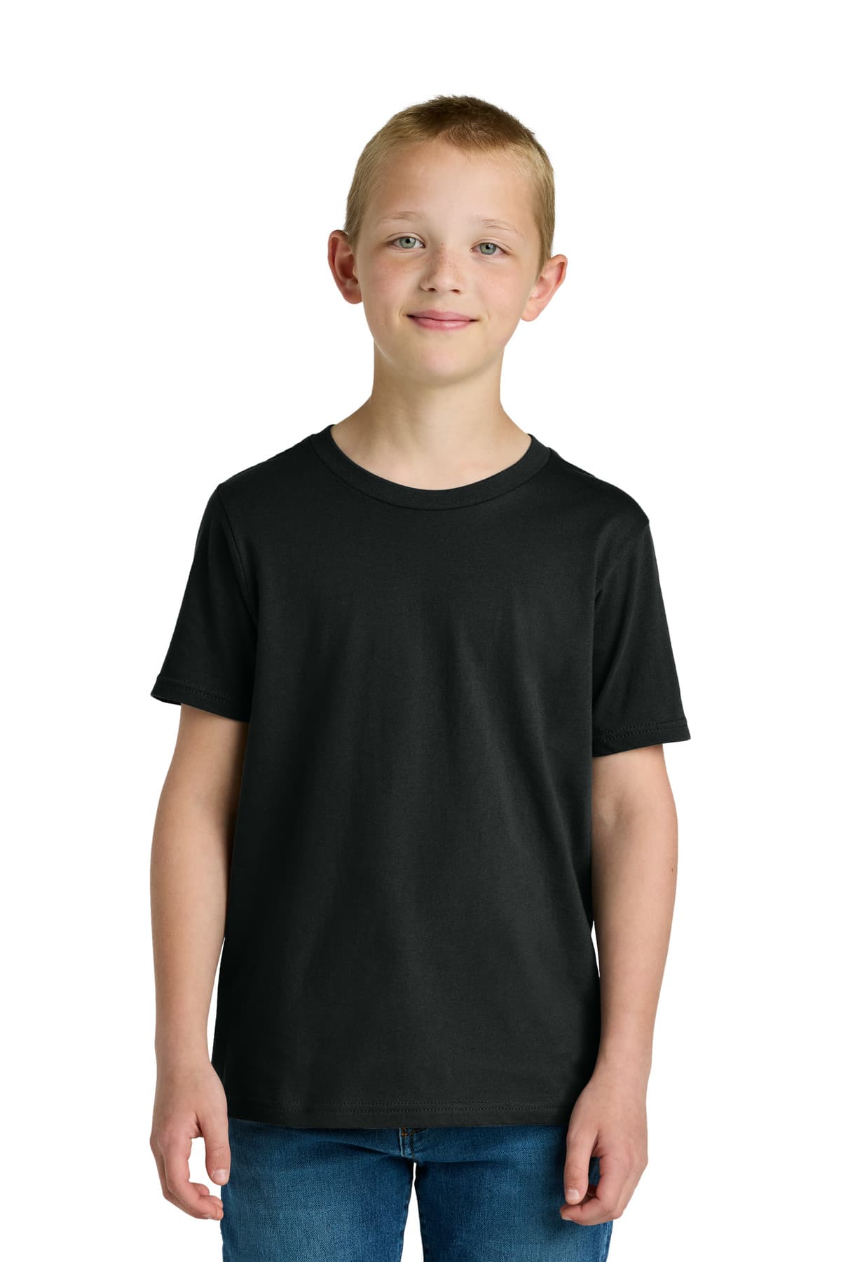 Next Level Apparel ® Youth Cotton Tee — Black