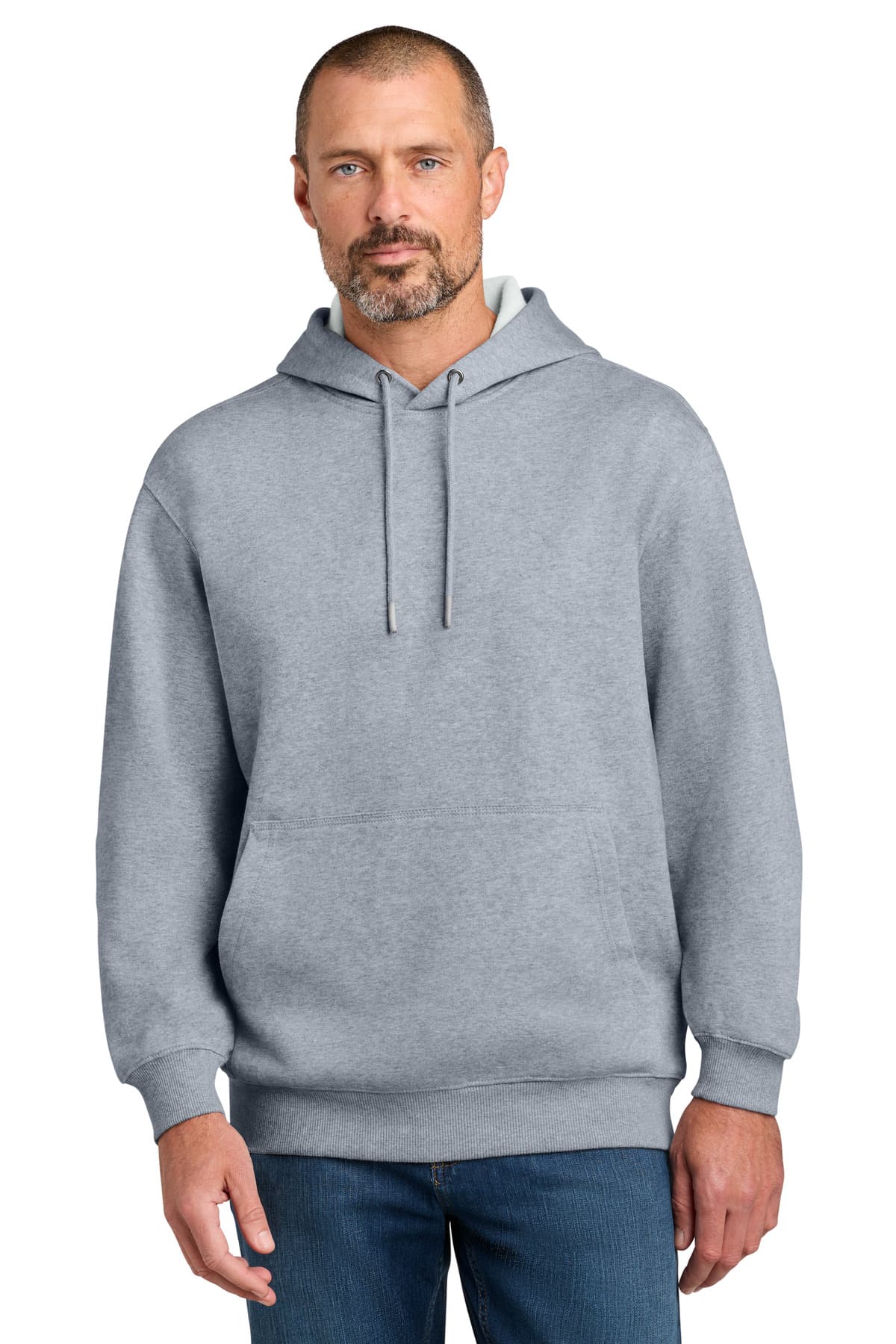 CornerStone ® Tough Fleece Pullover Hoodie — Heather Grey