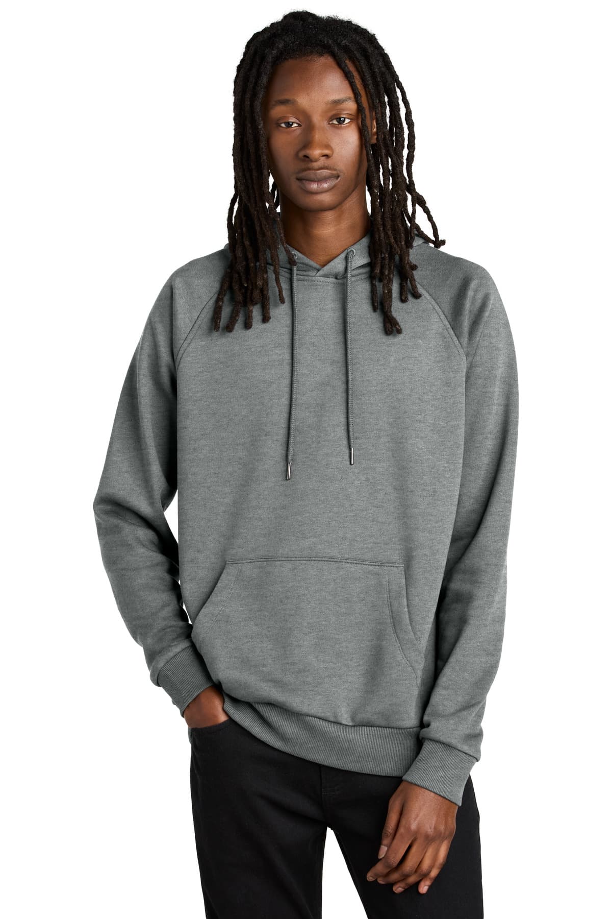 Allmade ® Unisex Organic CVC Fleece Pullover Hoodie — Aluminum Grey Heather