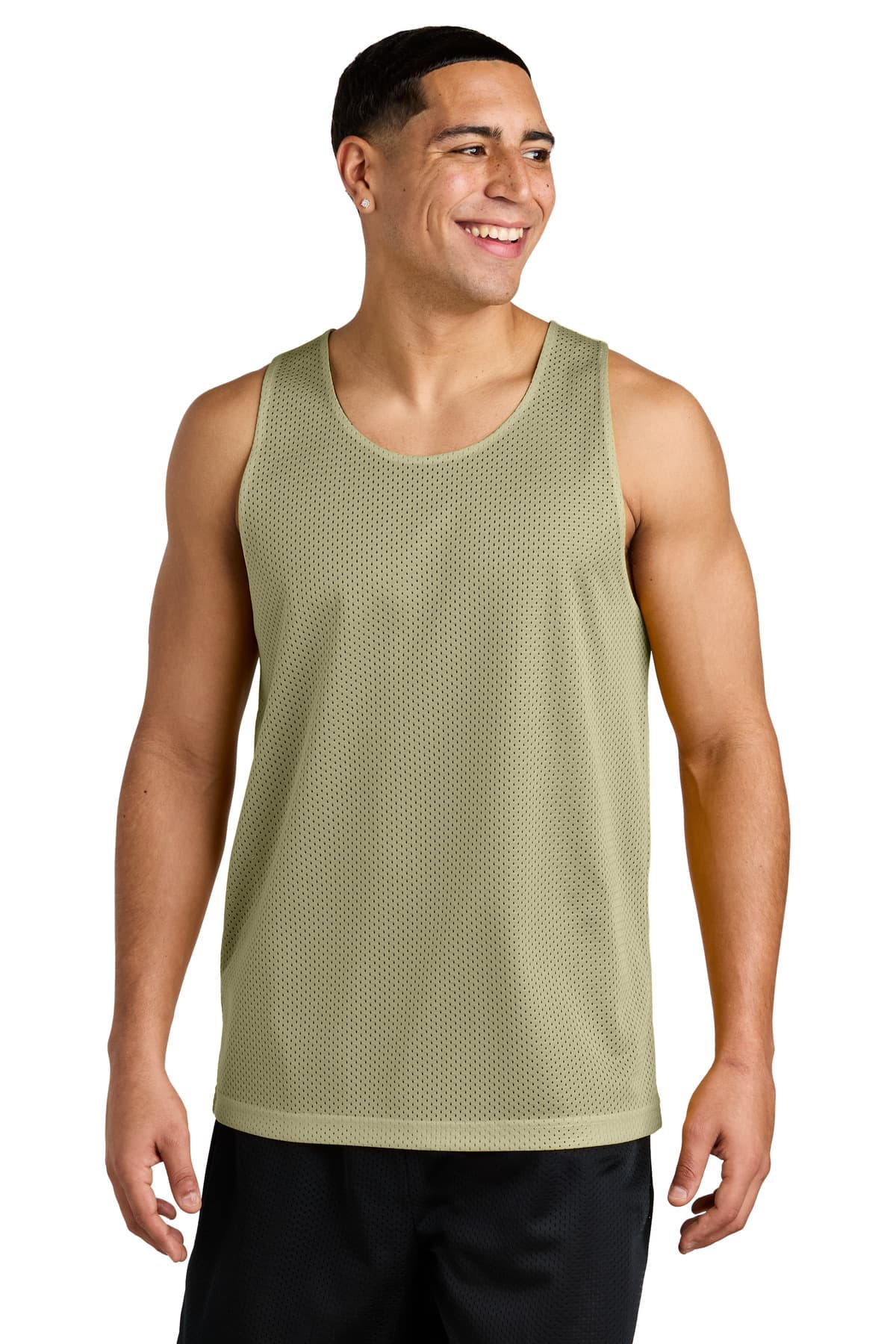Sport-Tek ® PosiCharge ® Reversible Mesh Tank — Vegas Gold/ Black