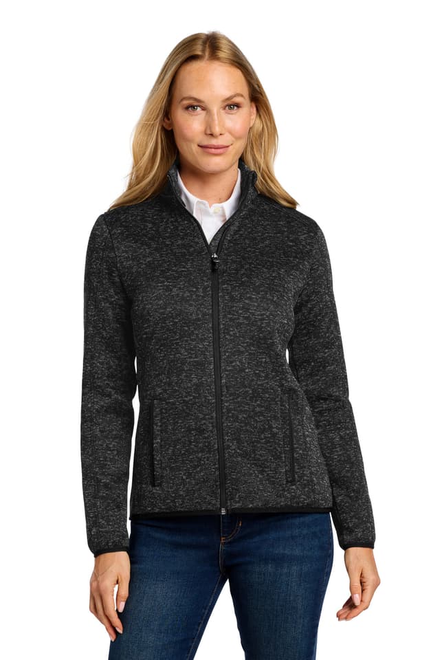 Port Authority ® Women's Sweater Fleece Jacket