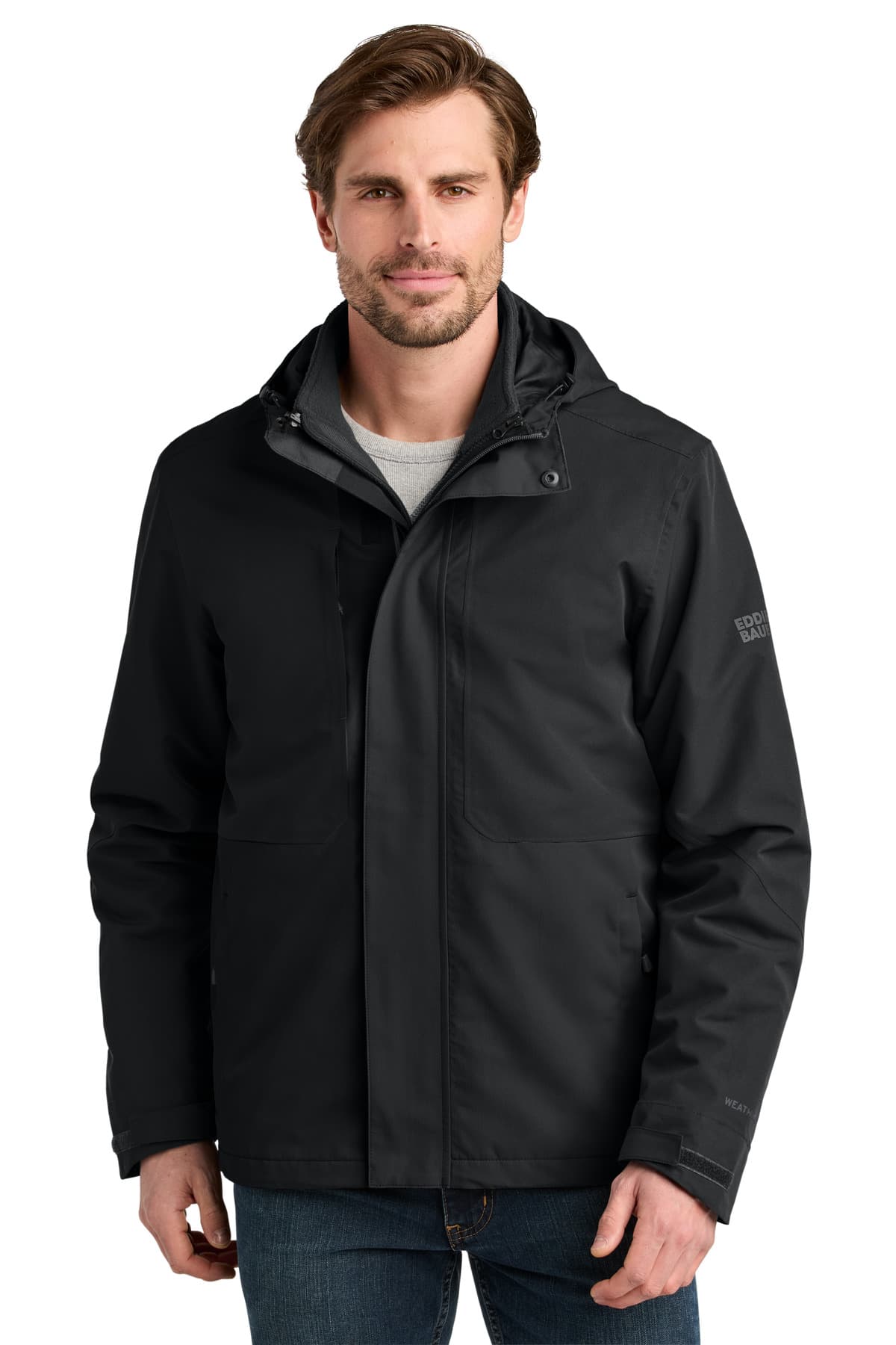 Eddie Bauer ® WeatherEdge ® Ridge 3-in-1 Jacket — Black