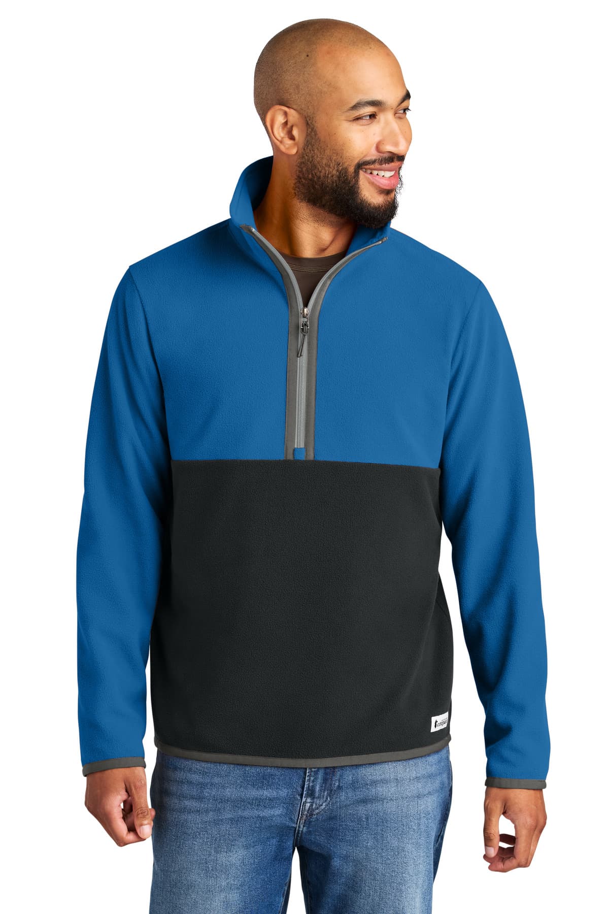 Cotopaxi ® Amado 1/2-Zip Fleece — Atlantic/ Black
