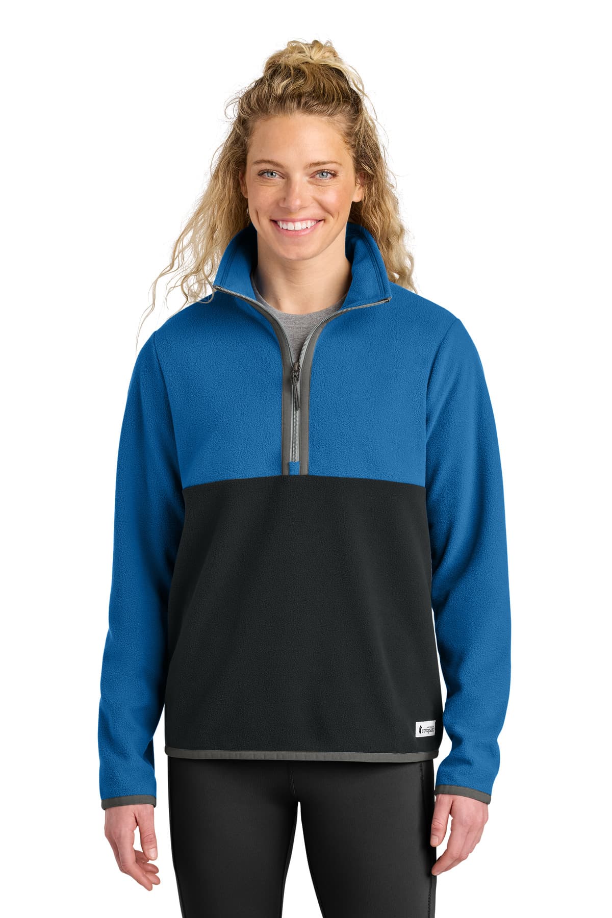 Cotopaxi ® Women's Amado 1/2-Zip Fleece — Atlantic/ Black