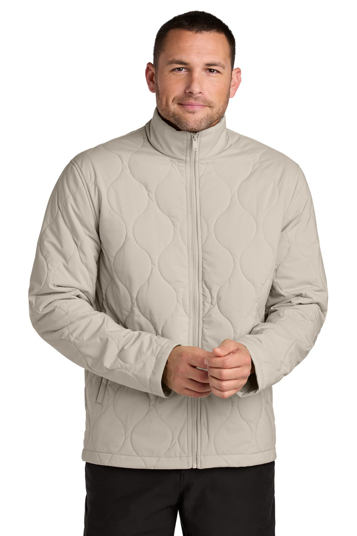 Mercer+Mettle ® Quilted Liner Jacket — Almond