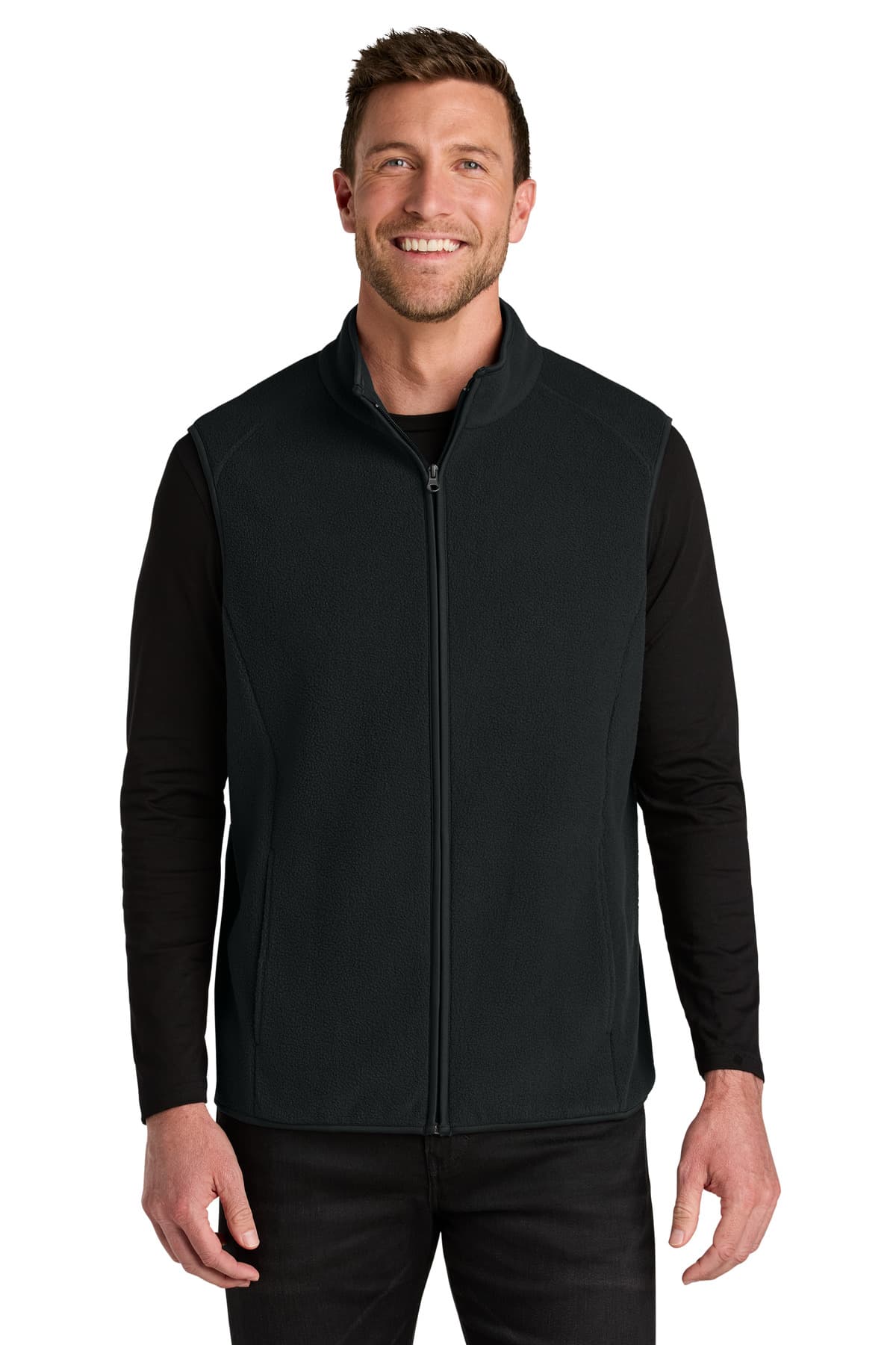 Port Authority ® C-FREE ® Fleece Vest — Deep Black