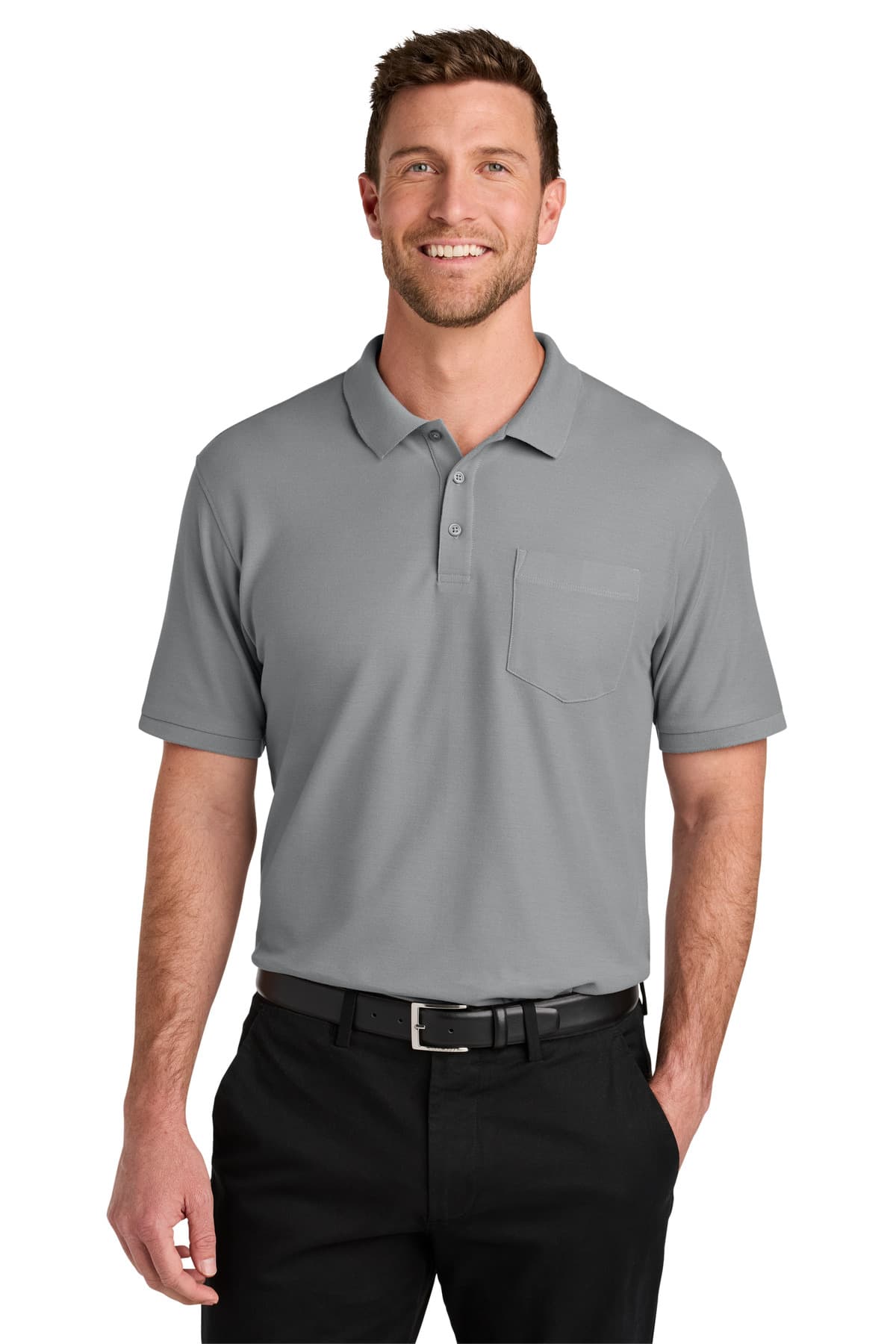 Port Authority ® Wearever Signature Pique Pocket Polo