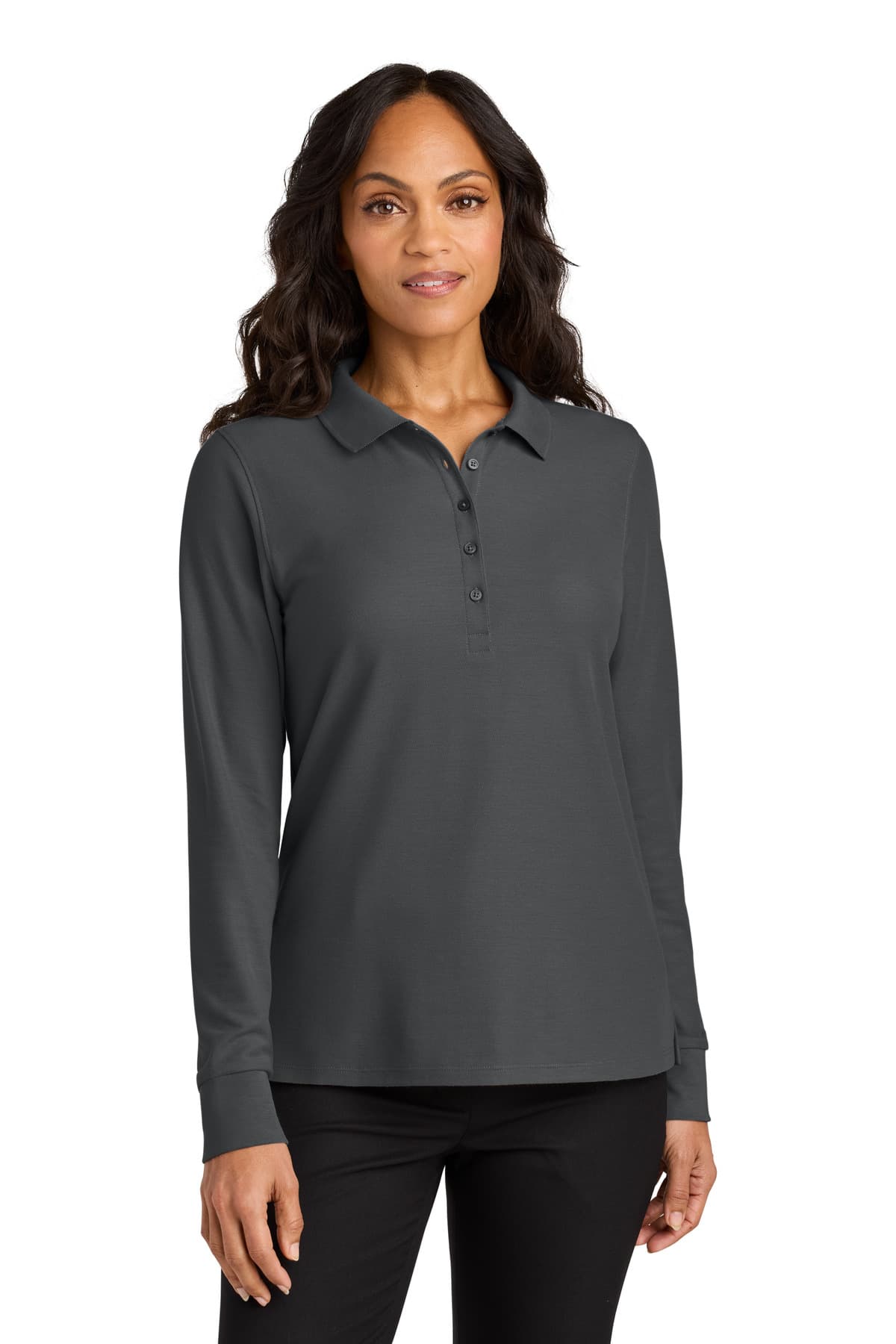 Port Authority ® Women's Wearever Signature Pique Long Sleeve Polo