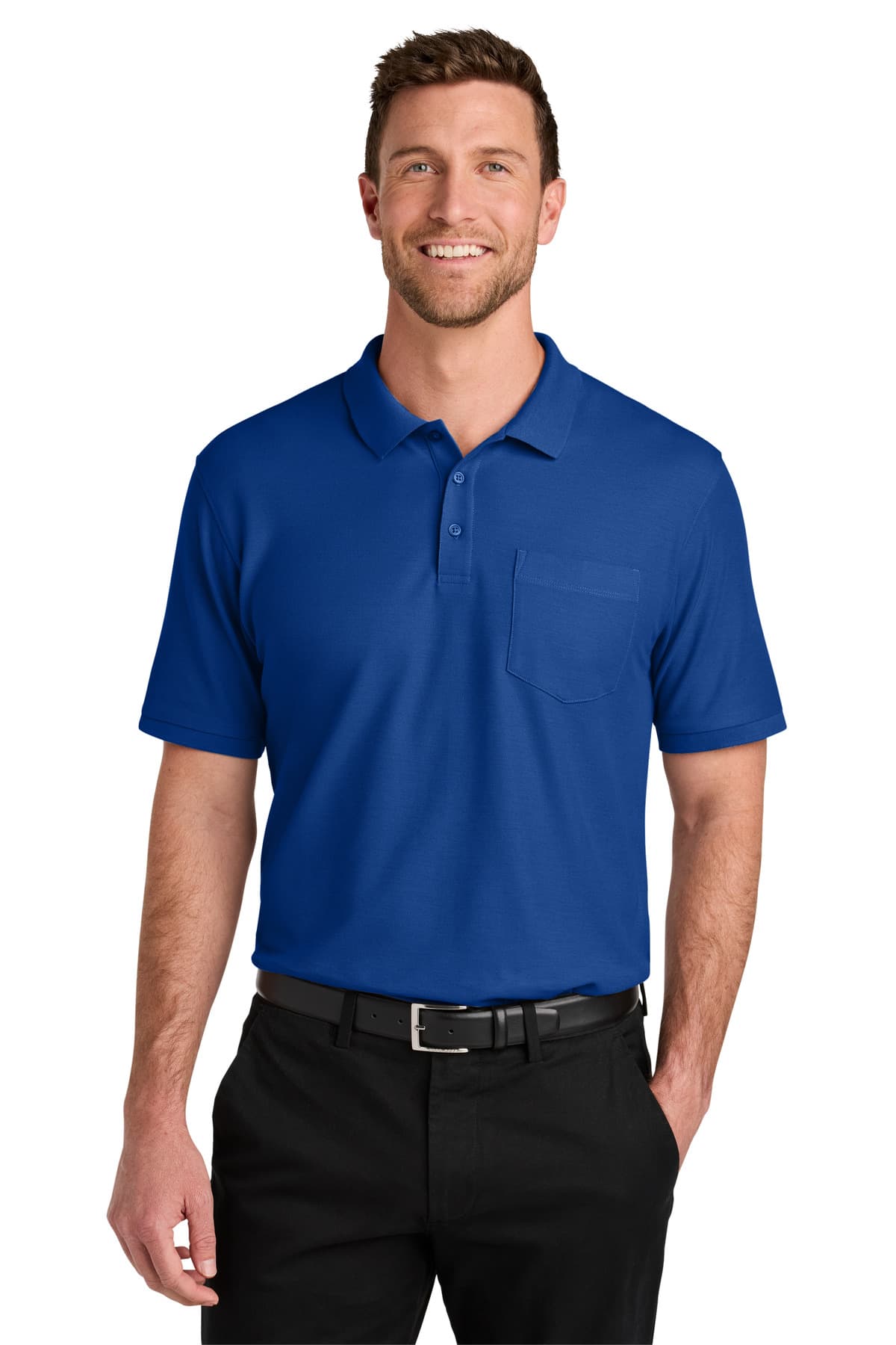 Port Authority ® Tall Wearever Signature Pique Pocket Polo