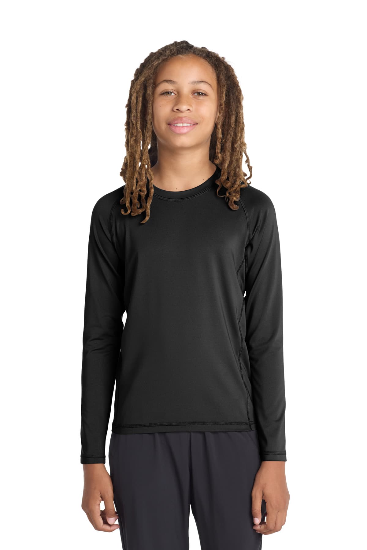 Sport-Tek ® Youth Long Sleeve Rashguard Tee