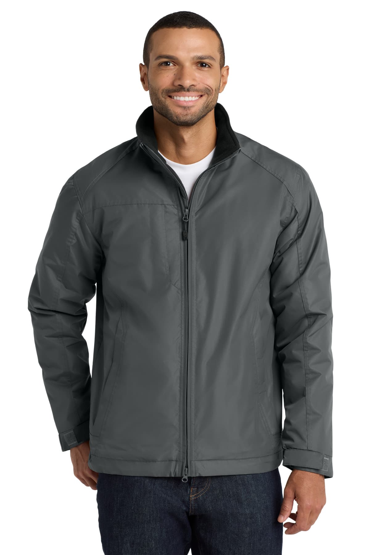 Port Authority ® Challenger II Jacket — Steel Grey/ True Black