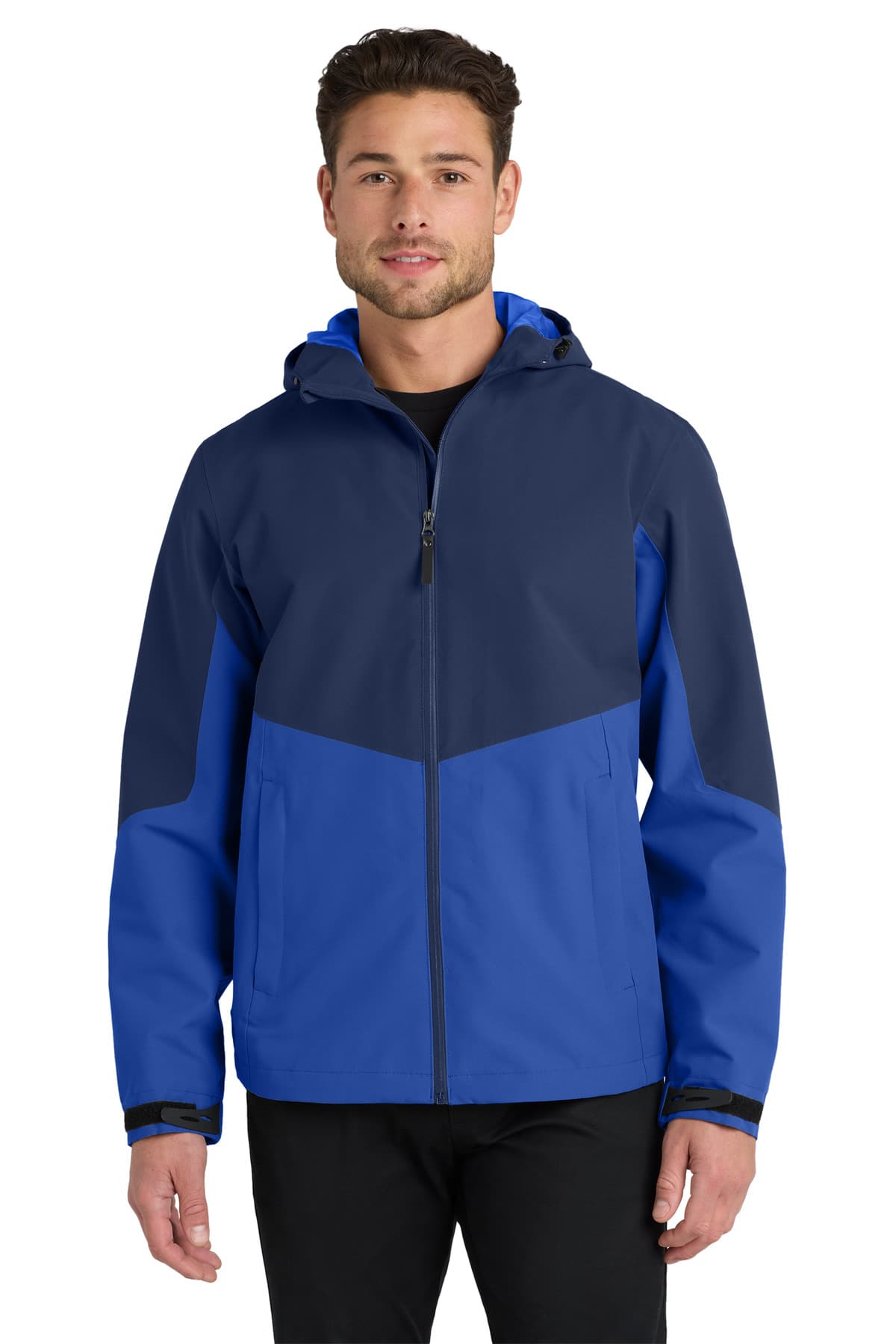 Port Authority ® Tech Rain Jacket — Estate Blue/ Cobalt Blue