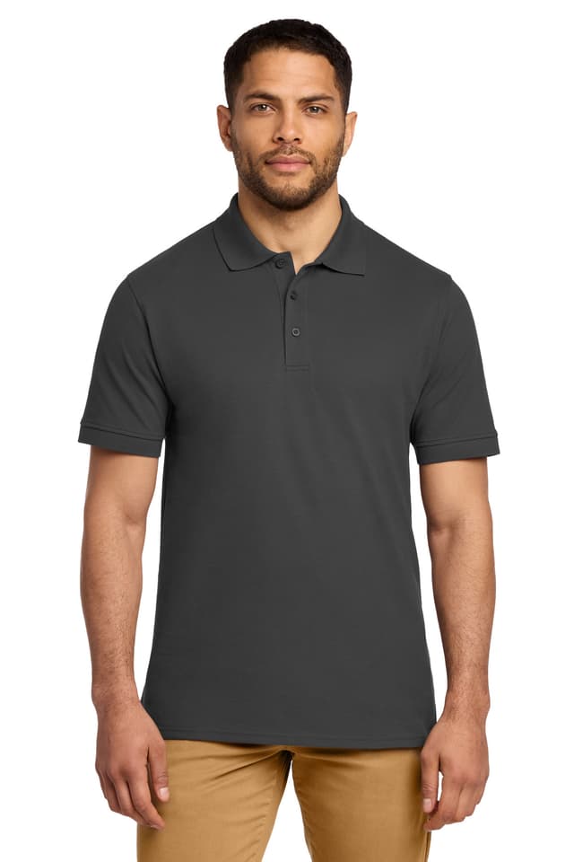 Port & Co  Combed Ring Spun Pique Polo