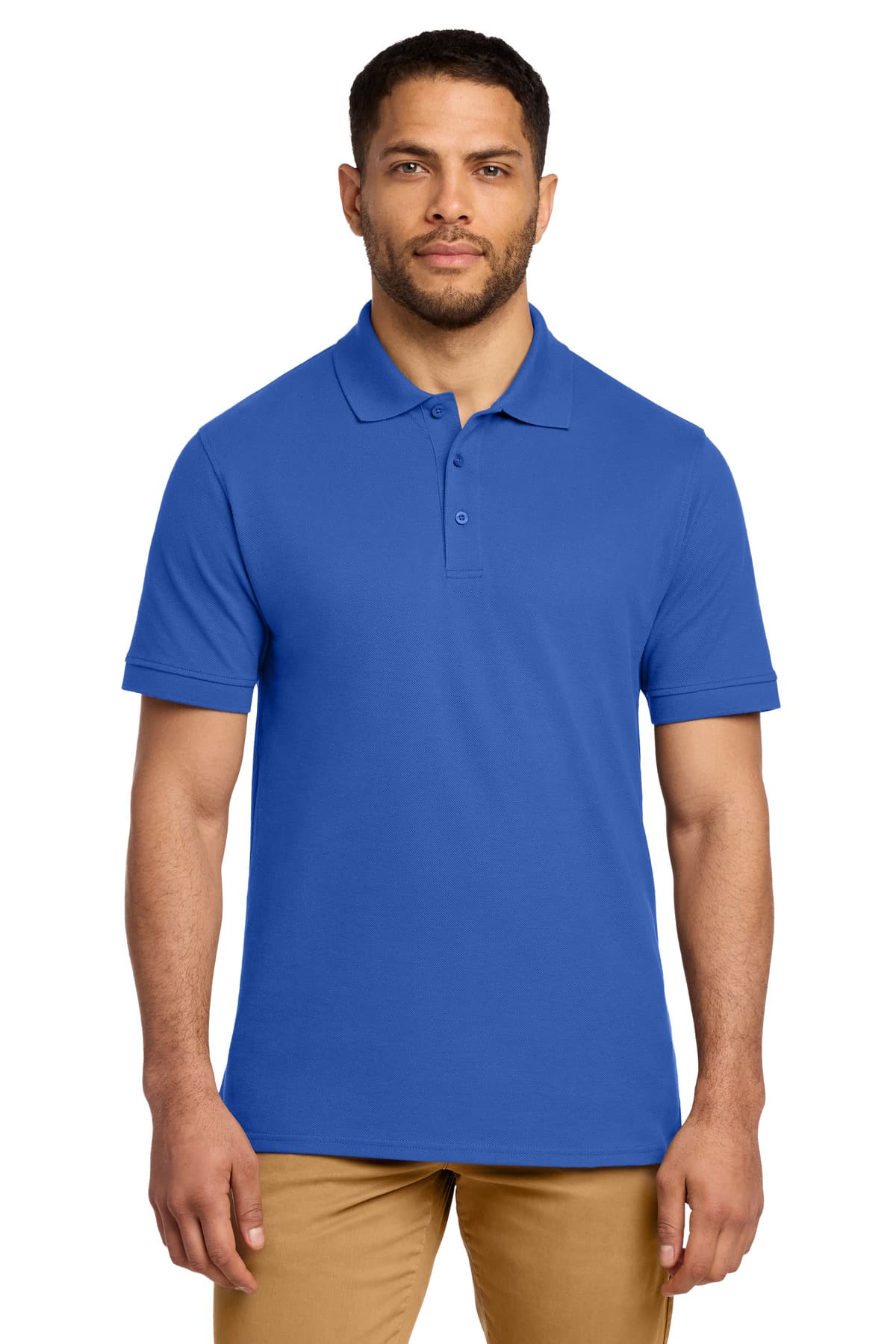 Port & Co  Combed Ring Spun Pique Polo