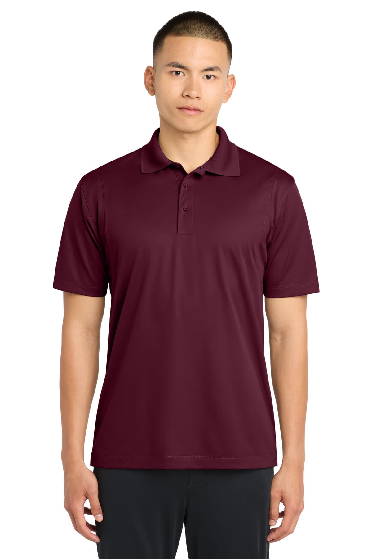 Sport-Tek ® Tall Micropique Sport-Wick ® Polo — Maroon