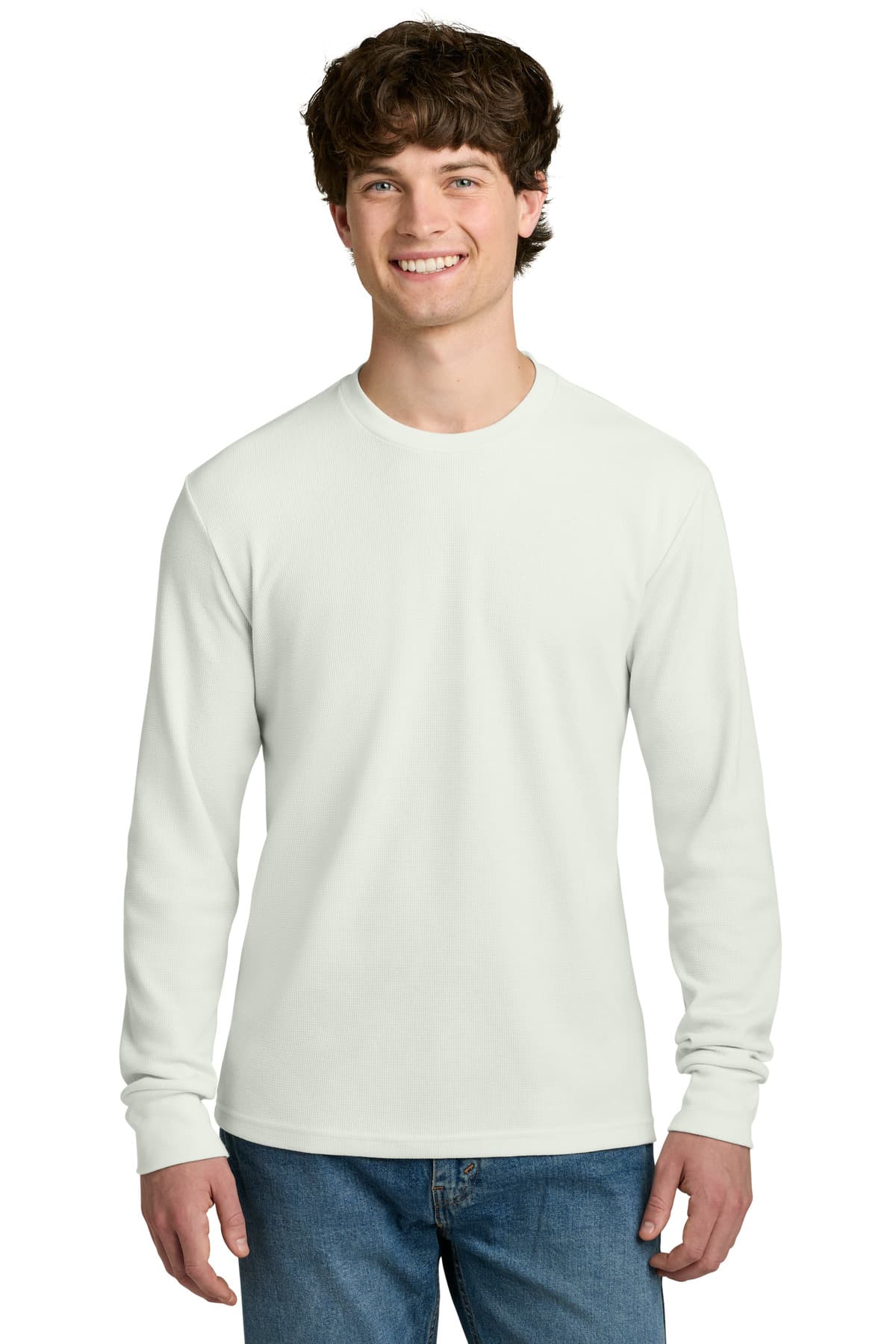 Next Level Apparel ® Ideal Thermal Long Sleeve Tee — Bone