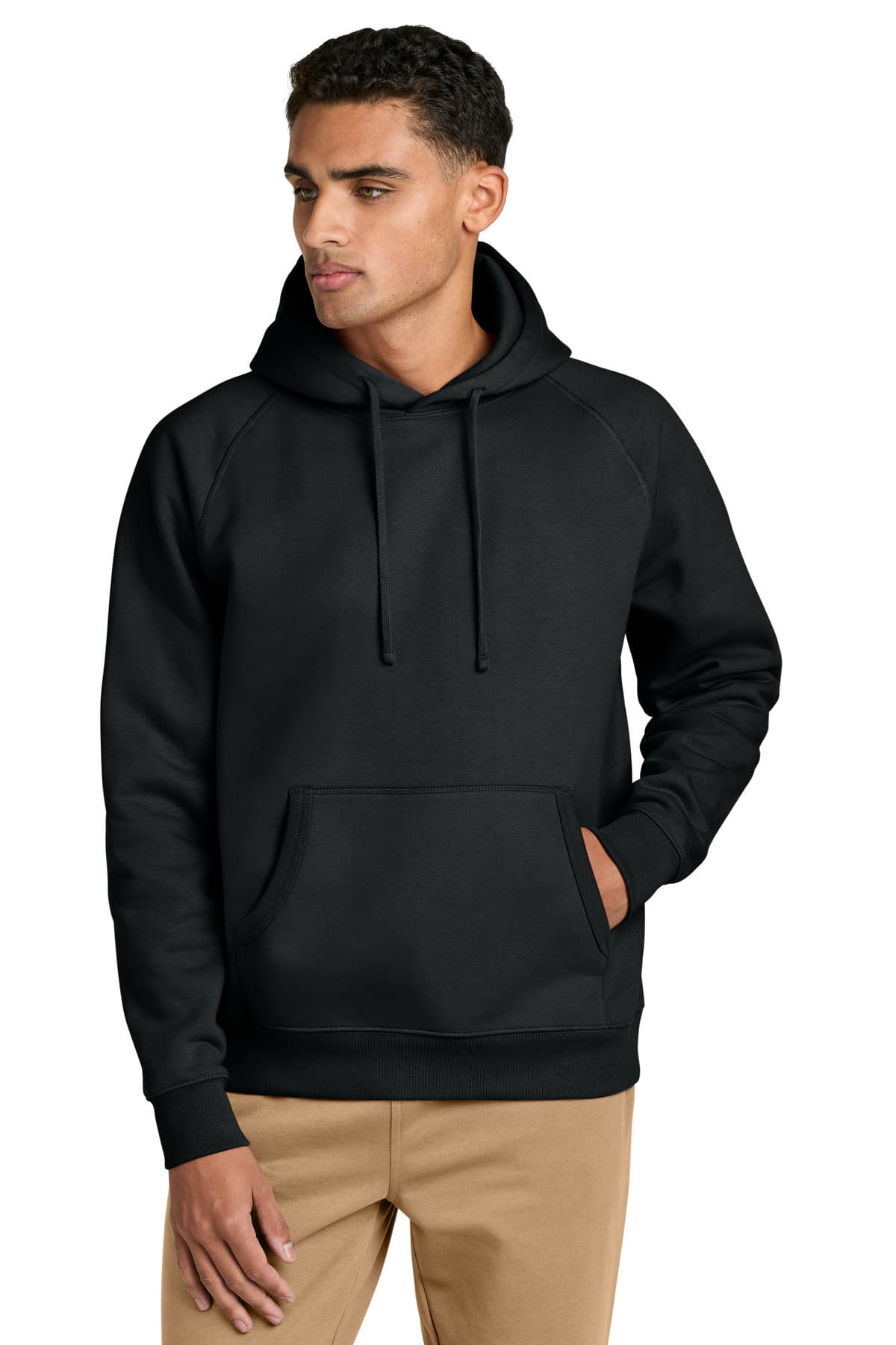 Stanley/Stella ® Unisex Striker Hooded Sweatshirt — Black