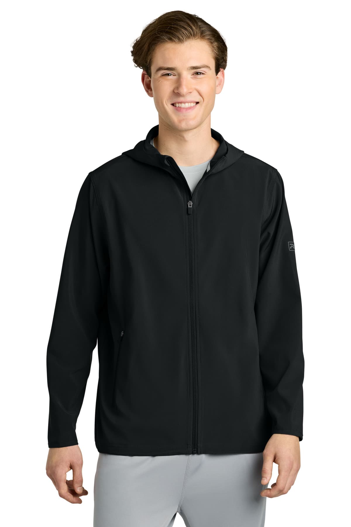 Richardson Barrage Hooded Wind Jacket — Black