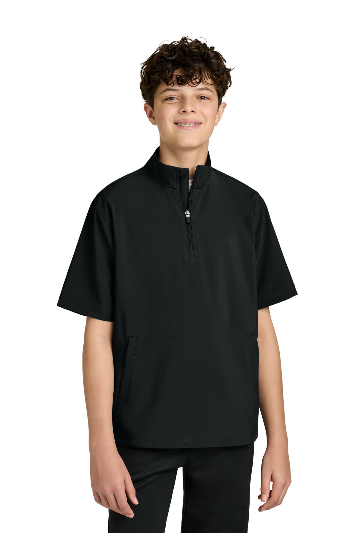 Richardson Youth Barrage Wind Shirt — Black