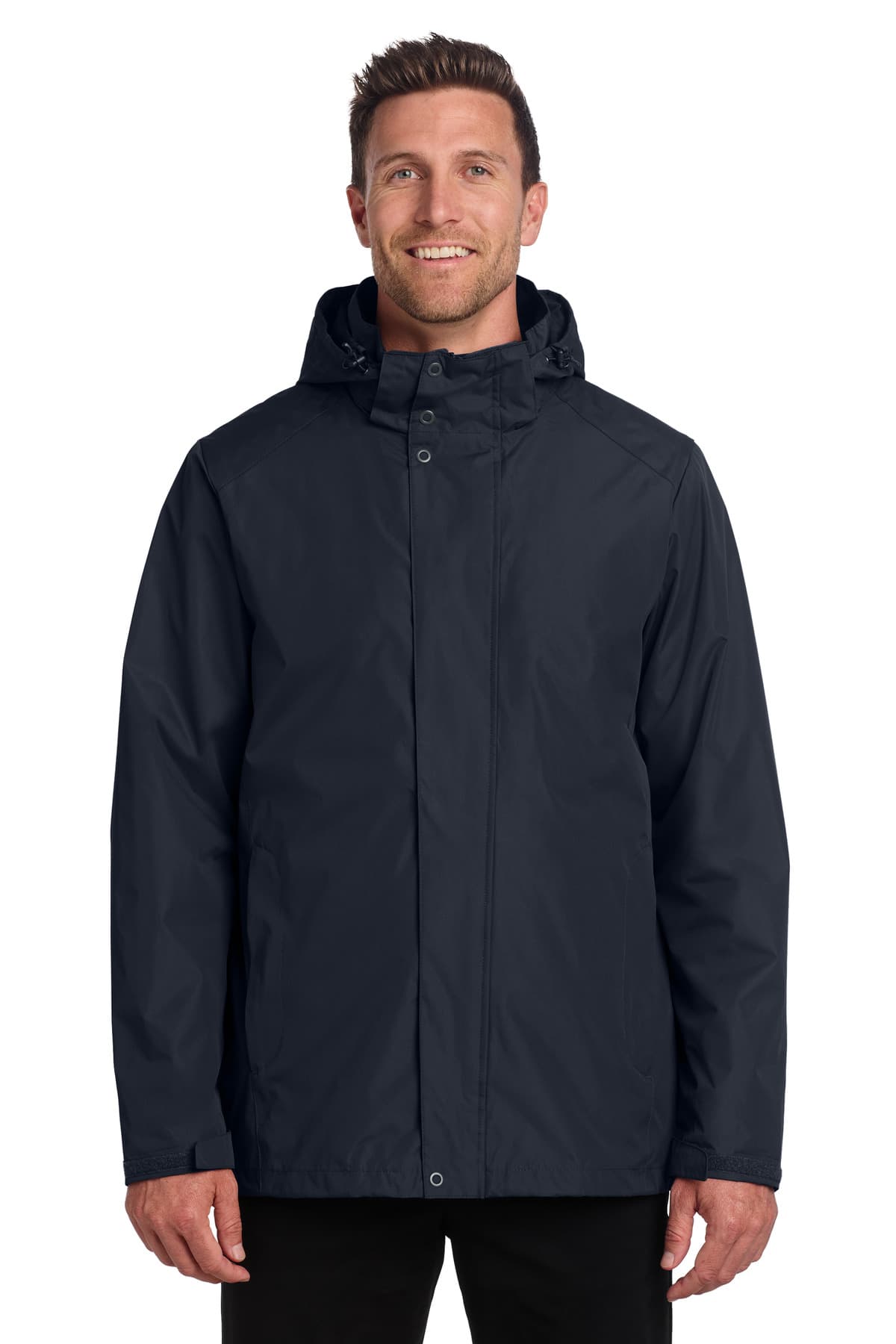 Port Authority ® All-Weather 3-in-1 Jacket — Storm Grey
