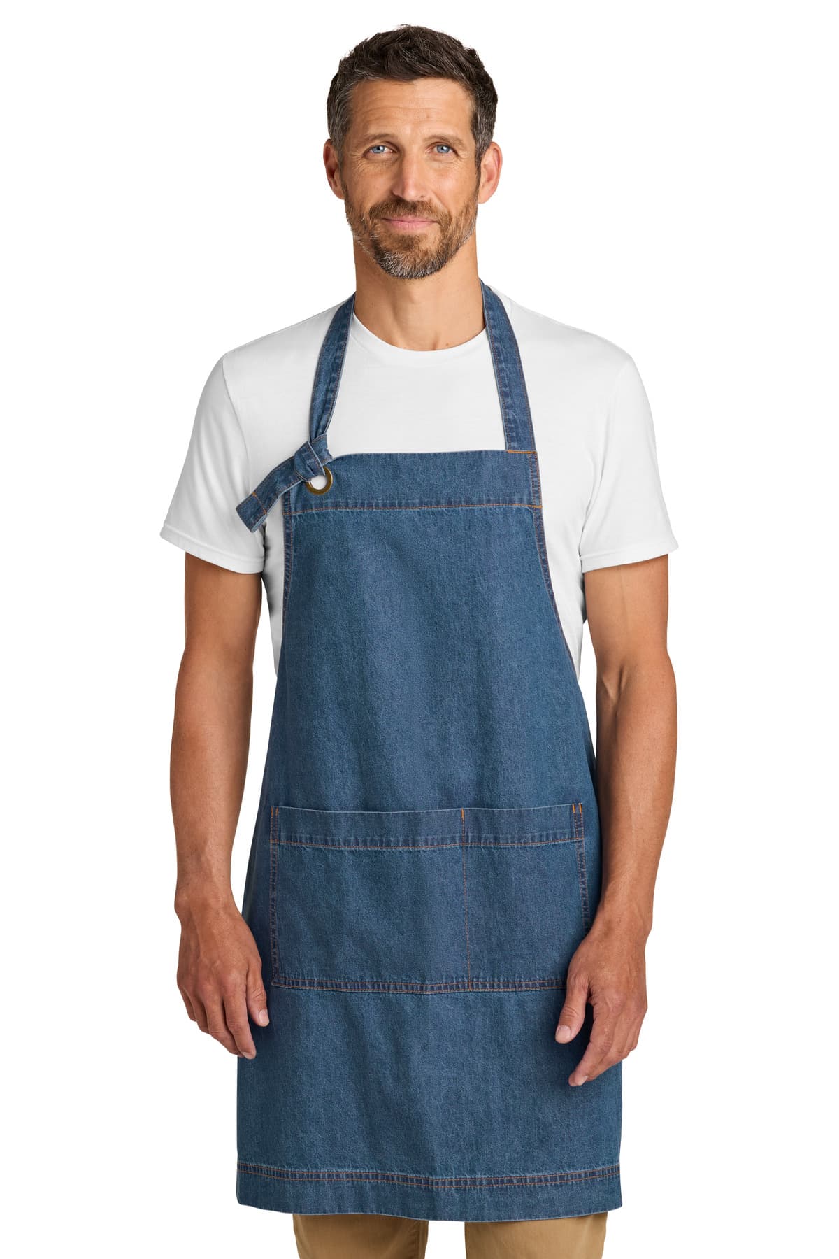 Port Authority ® Signature Denim Apron — Medium Denim