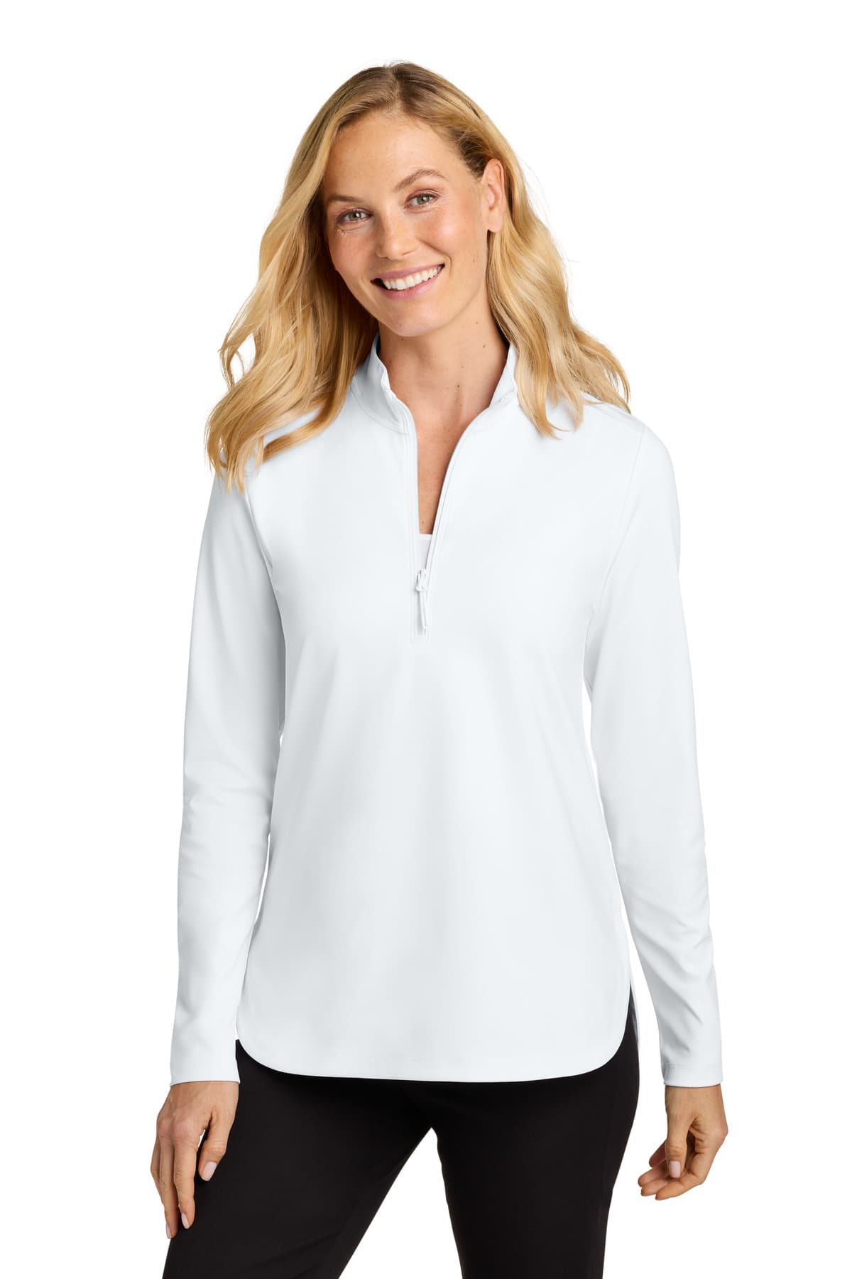 Port Authority ® Women's C-FREE ® Double Knit 1/4-Zip — White
