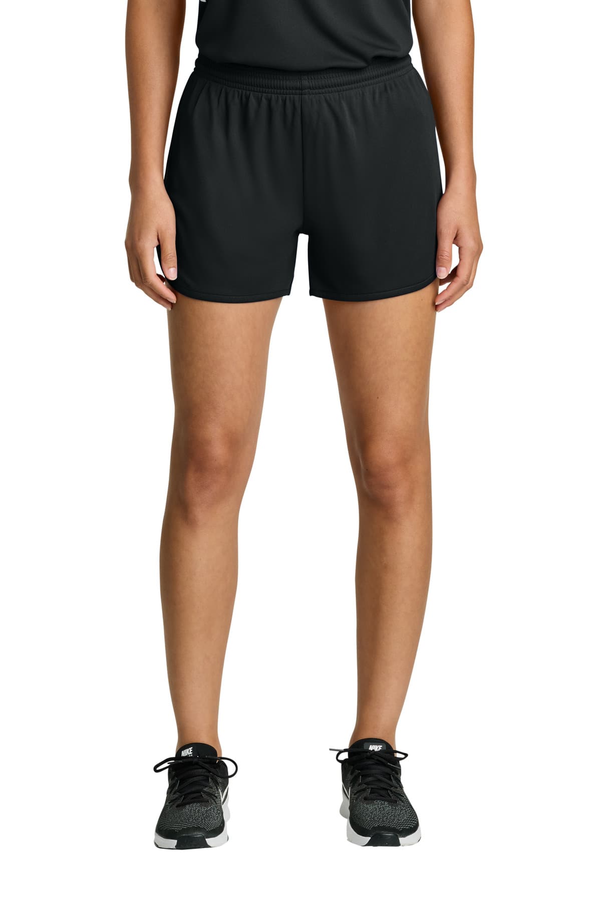 Sport-Tek ® Women's Club 3' Track Short — Black