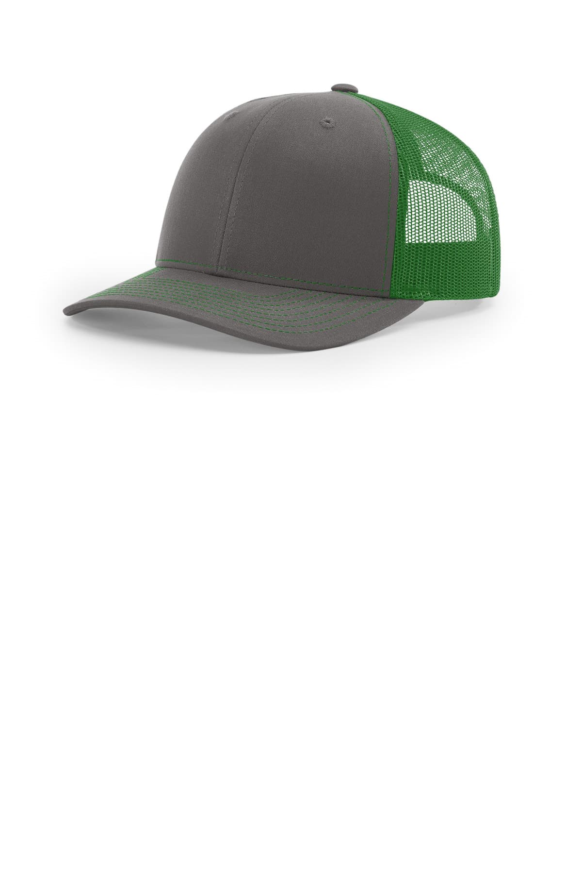 Richardson Trucker Cap — Charcoal/ Kelly