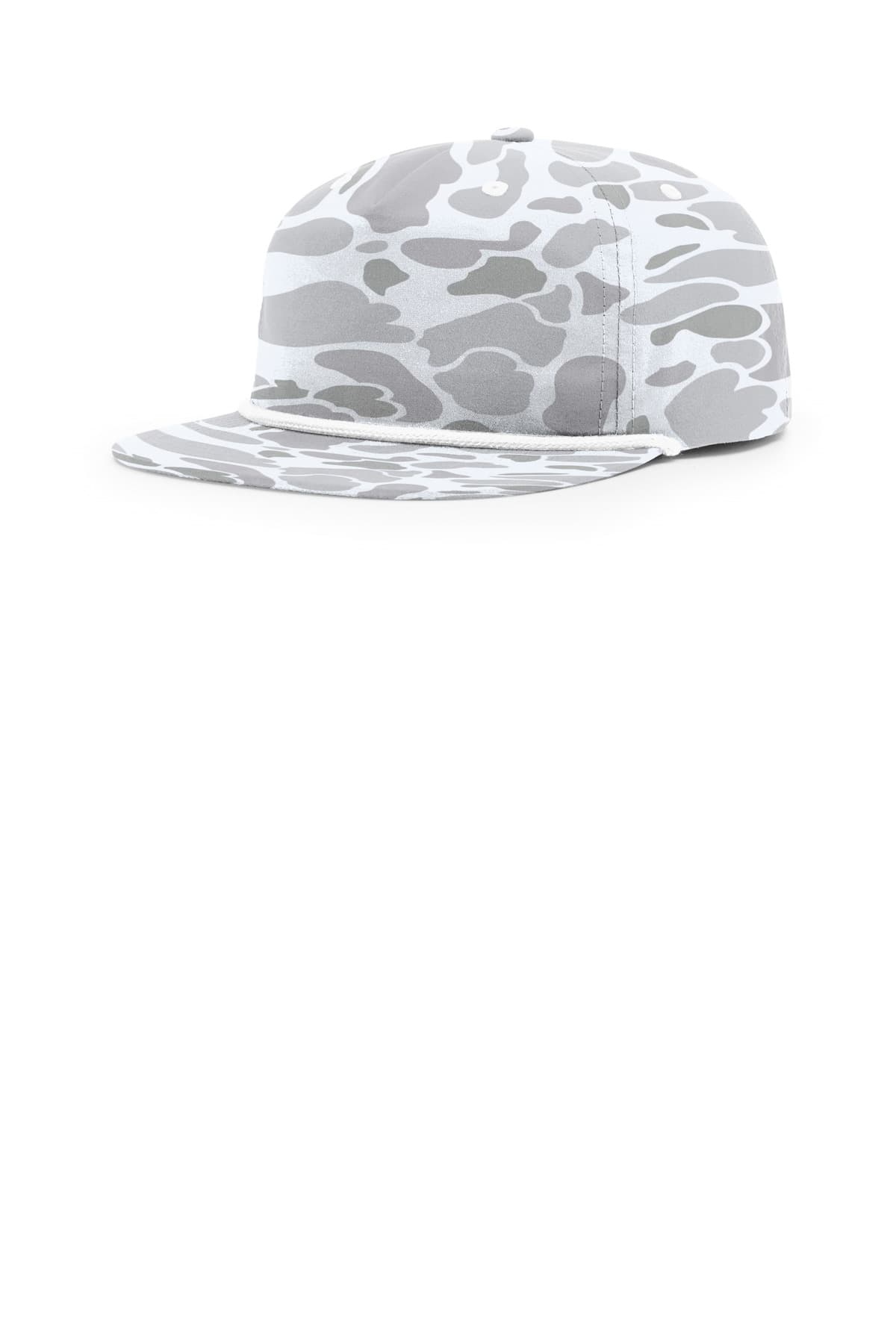 Richardson Printed Umpqua Gramps Cap — Blizzard Duck Camo/ White