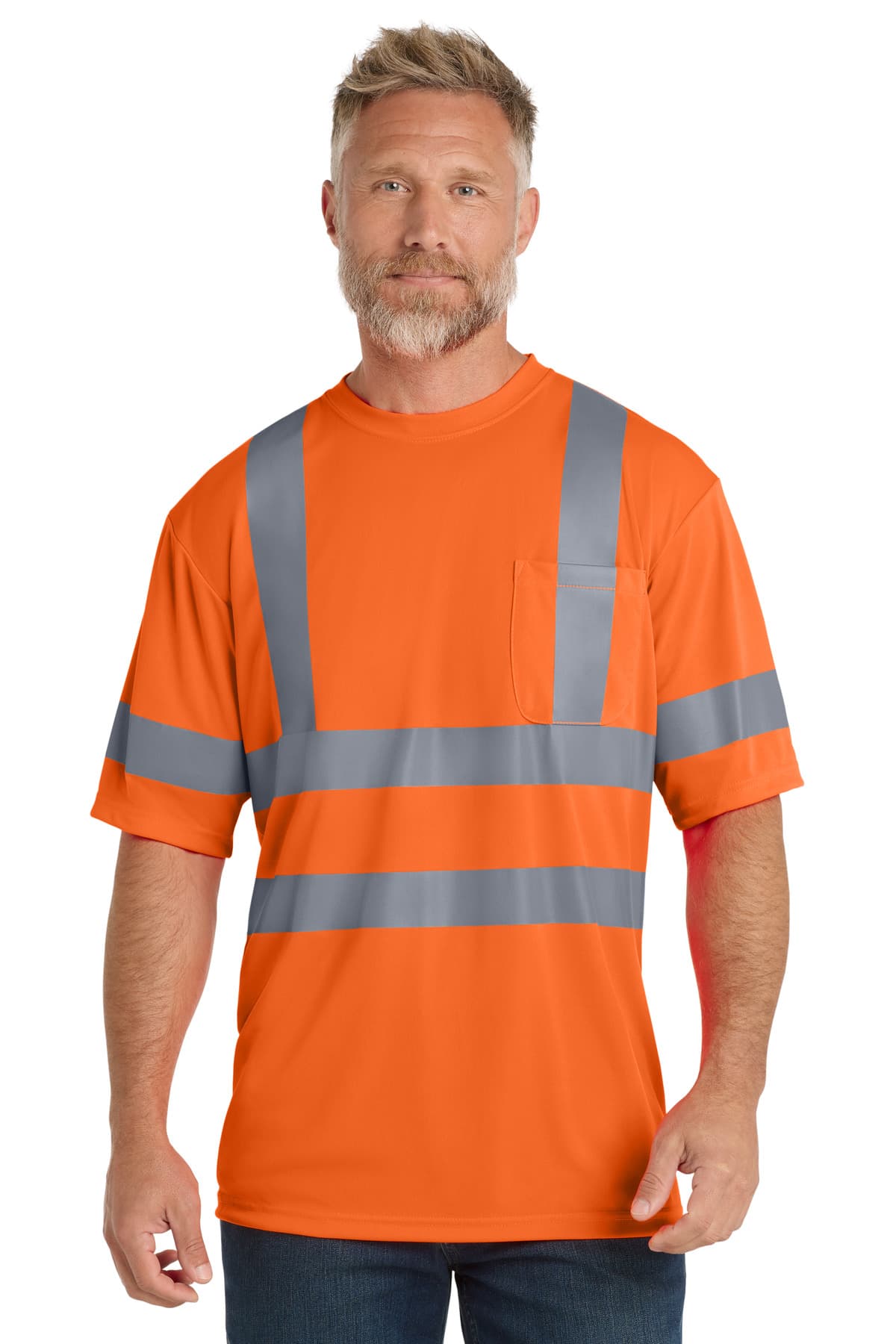 CornerStone ® - ANSI 107 Class 3 Short Sleeve Snag-Resistant Reflective T-Shirt